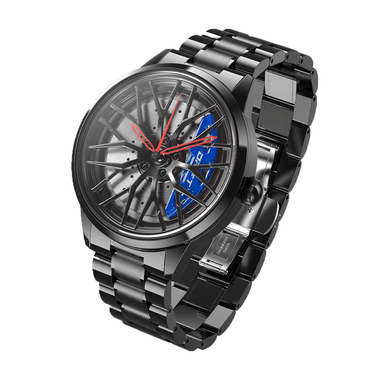 DRIFTELEMENT Quarzuhr MOTORSPORT FELGENUHR, Dreidimensionales Felgendesign günstig online kaufen