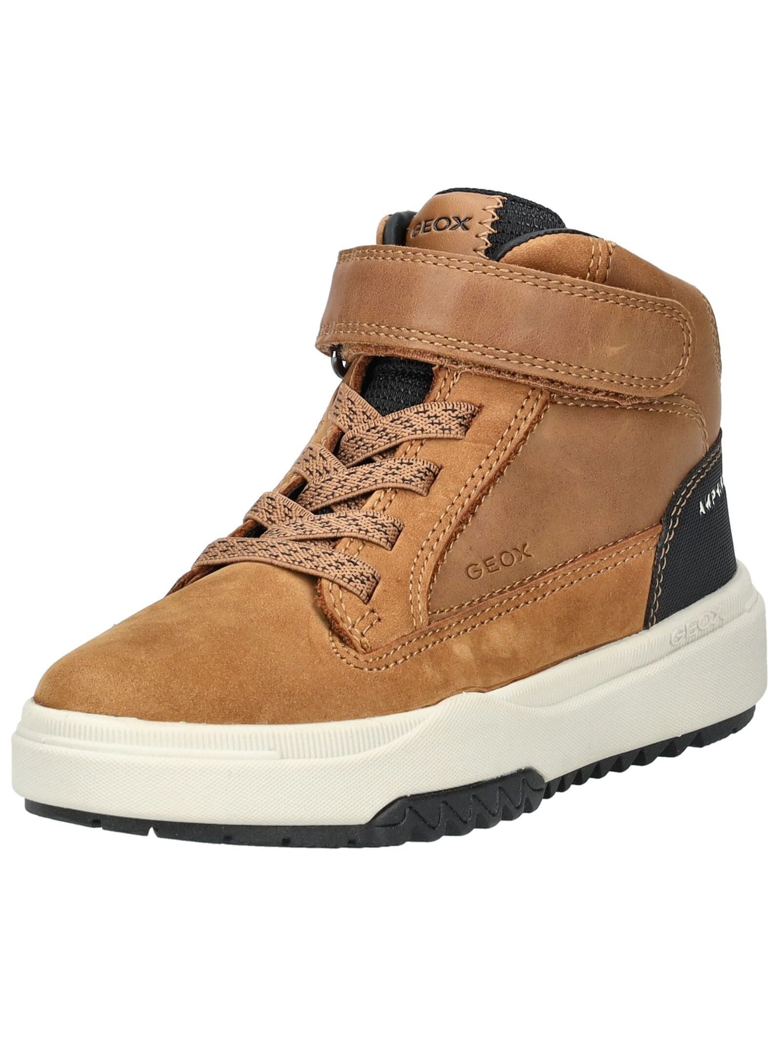 Stiefelette Veolurs/Textil/Synthetik . Schnürstiefelette