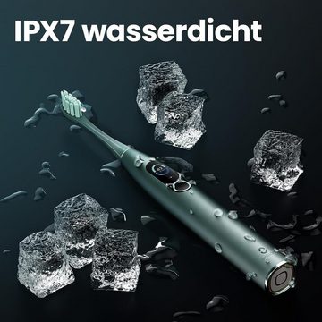 Oclean Schallzahnbürste X Pro - Elektrische Zahnbürste - green