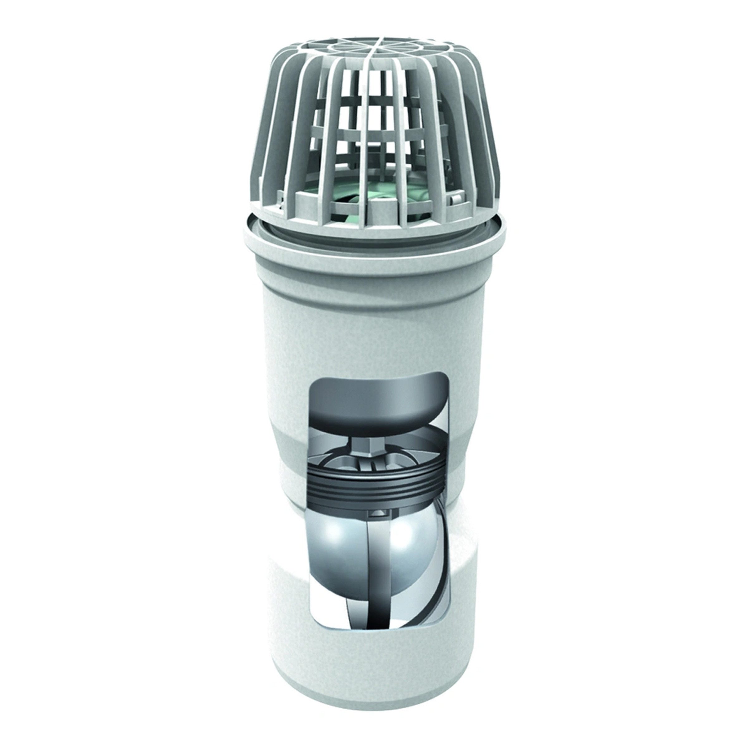 ACO Severin Ahlmann GmbH & Co. KG Haus- und Hofablauf ACO P310060 – Ablauf für Lichtschächte mit Rückstauschutz, 1-tlg.