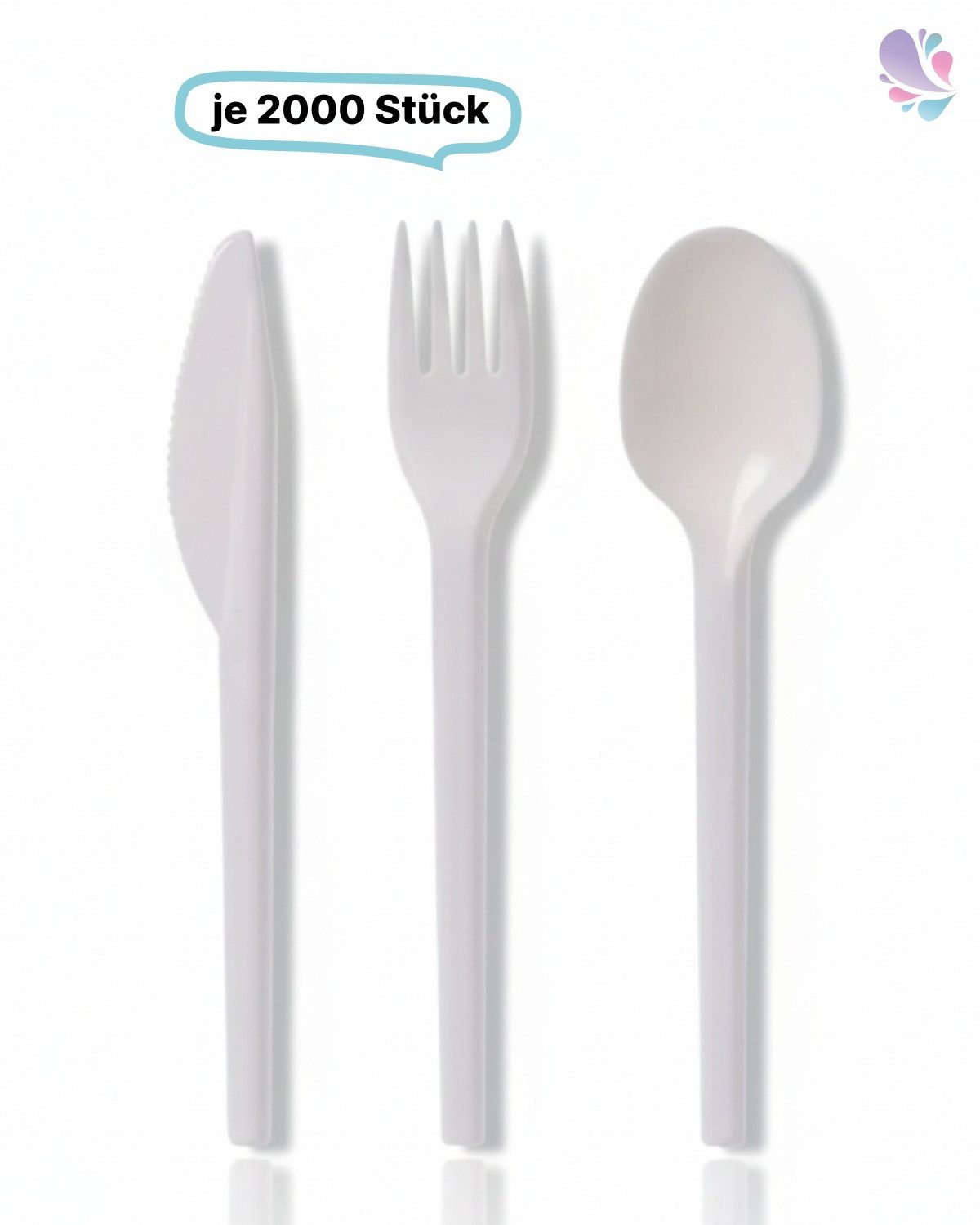Blanc Hygienic Einweggeschirr-Set