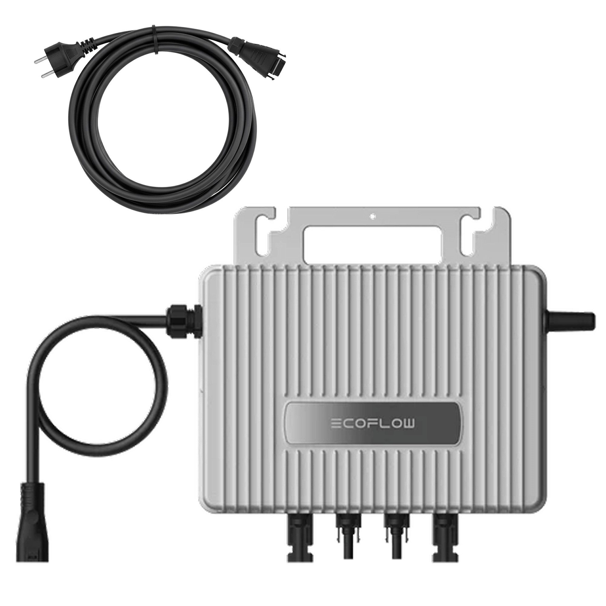 SUNNIVA Інвертор EcoFlow Stream Mikro-Wechselrichter 800W EFStreamMI800W, (2× MPPT, IP67 wetterfest, WLAN & Bluetooth, Plug-&-Play Balkonkraftwerk Inverter inkl. 5m Anschlusskabel zur Steckdose)