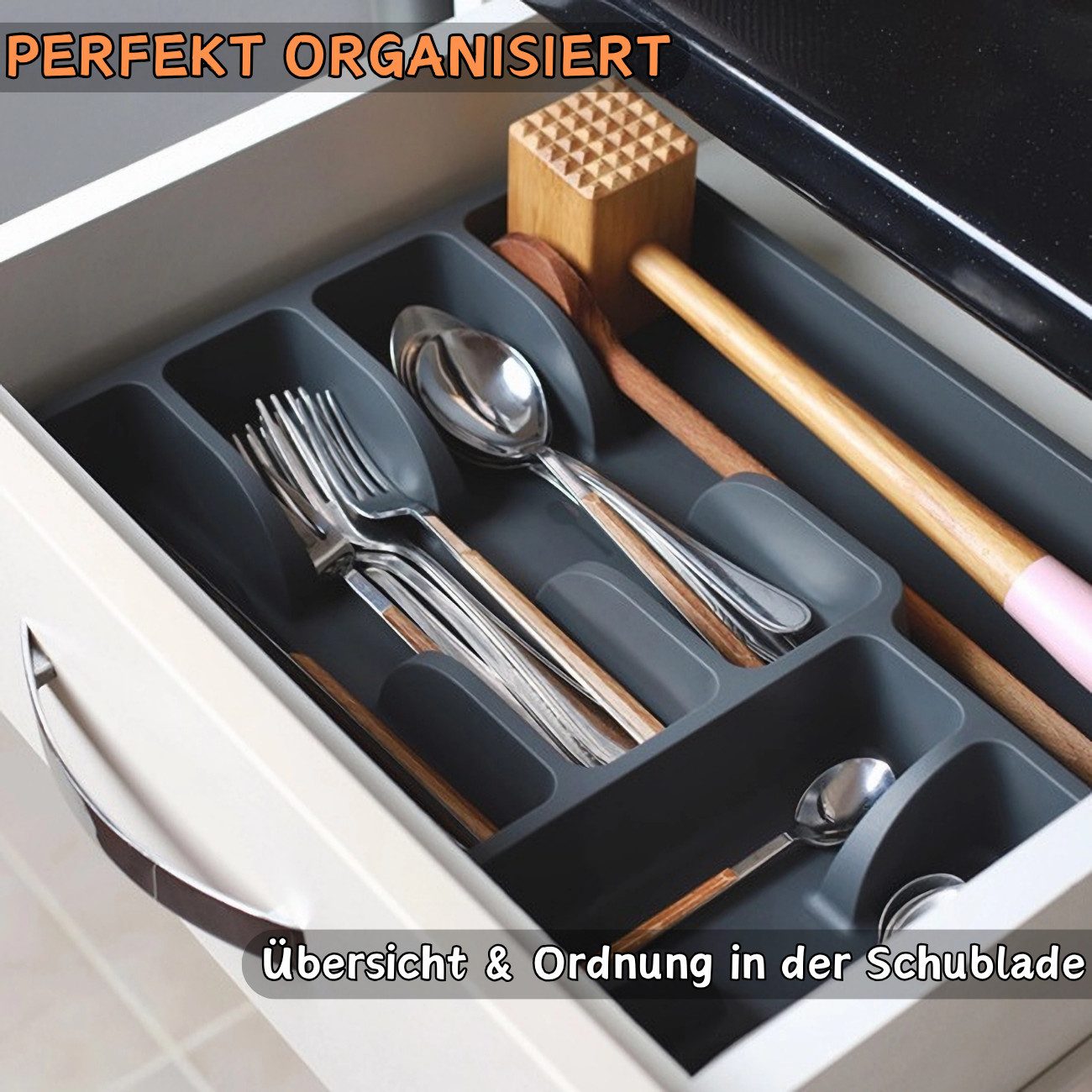 Engelland Besteckkasten Besteckeinsatz für Schubladen 30 cm (Vorteils-Set, günstig online kaufen