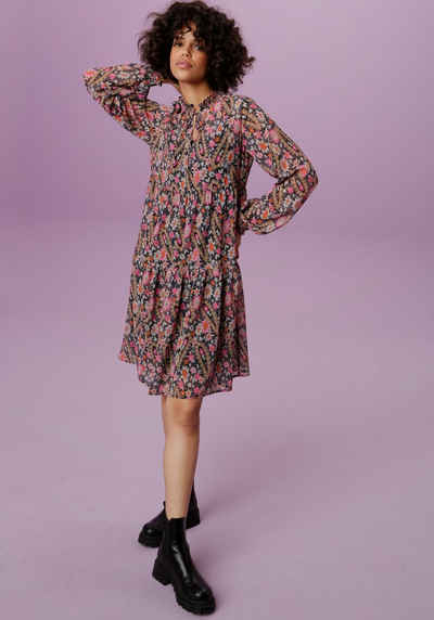 Aniston CASUAL Blusenkleid mit graphischen Blüten und und Paisley-Muster bedruckt