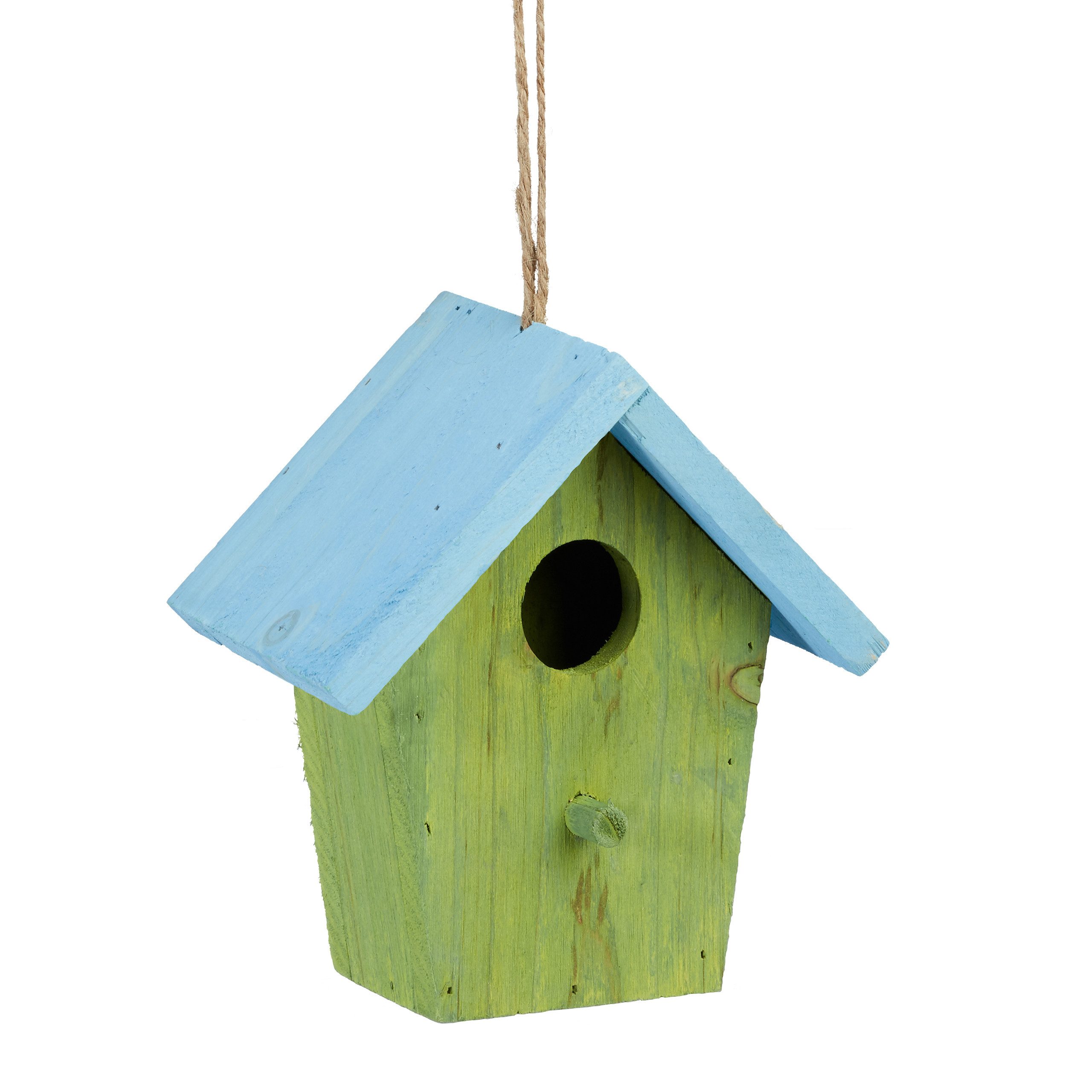 relaxdays Vogelhaus Deko Vogelhaus, Grün günstig online kaufen