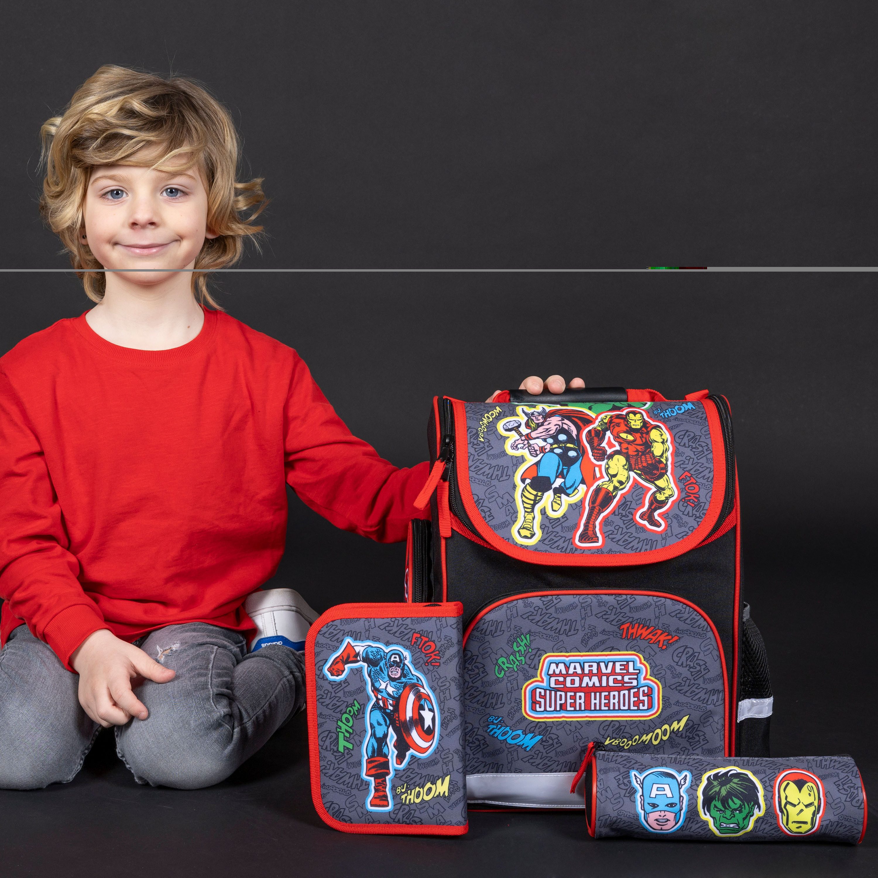 UNDERCOVER Schulranzen Clou (Set, 5-tlg)