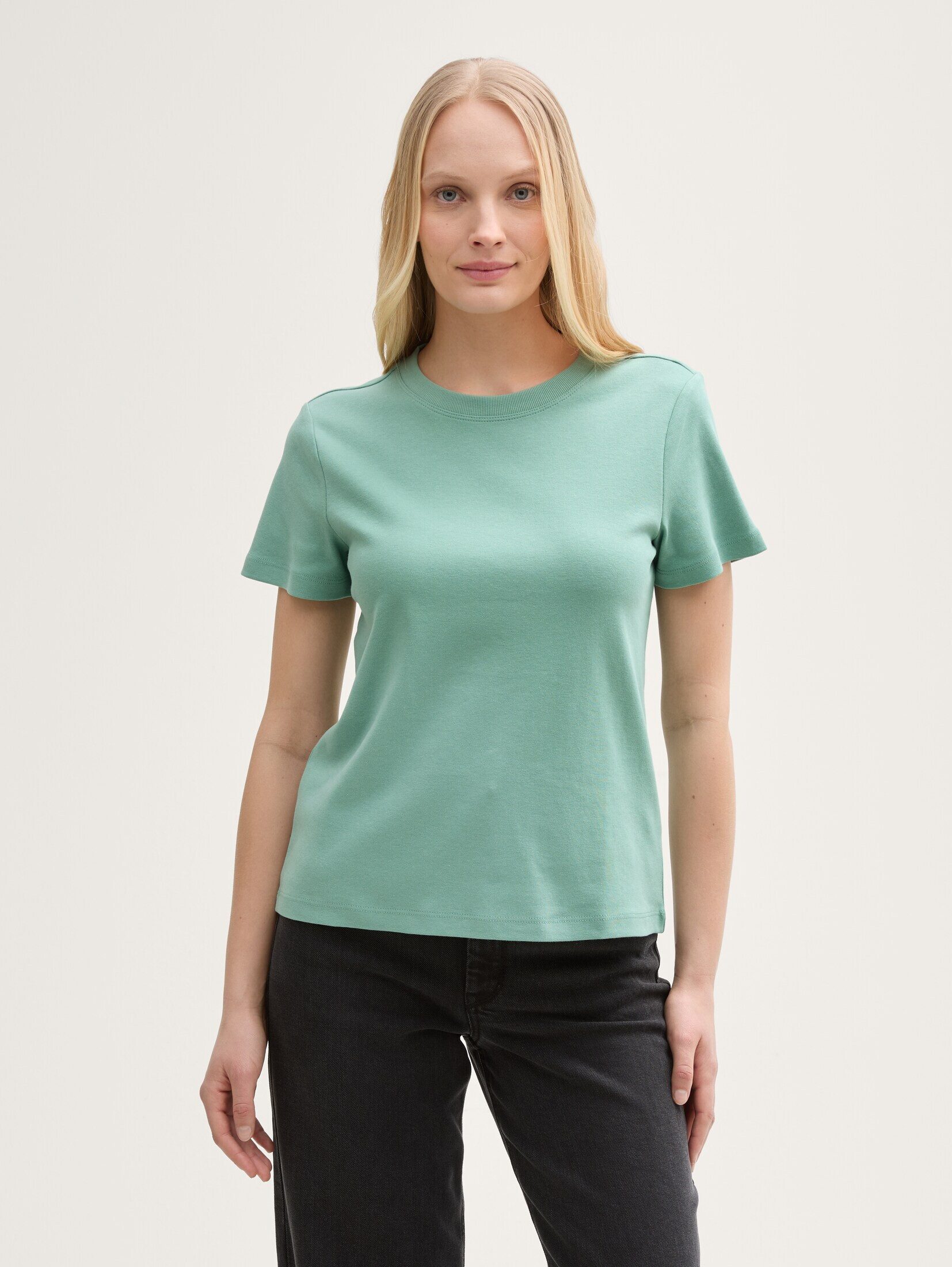 TOM TAILOR T-Shirt T-Shirt mit Rundhalsausschnitt günstig online kaufen