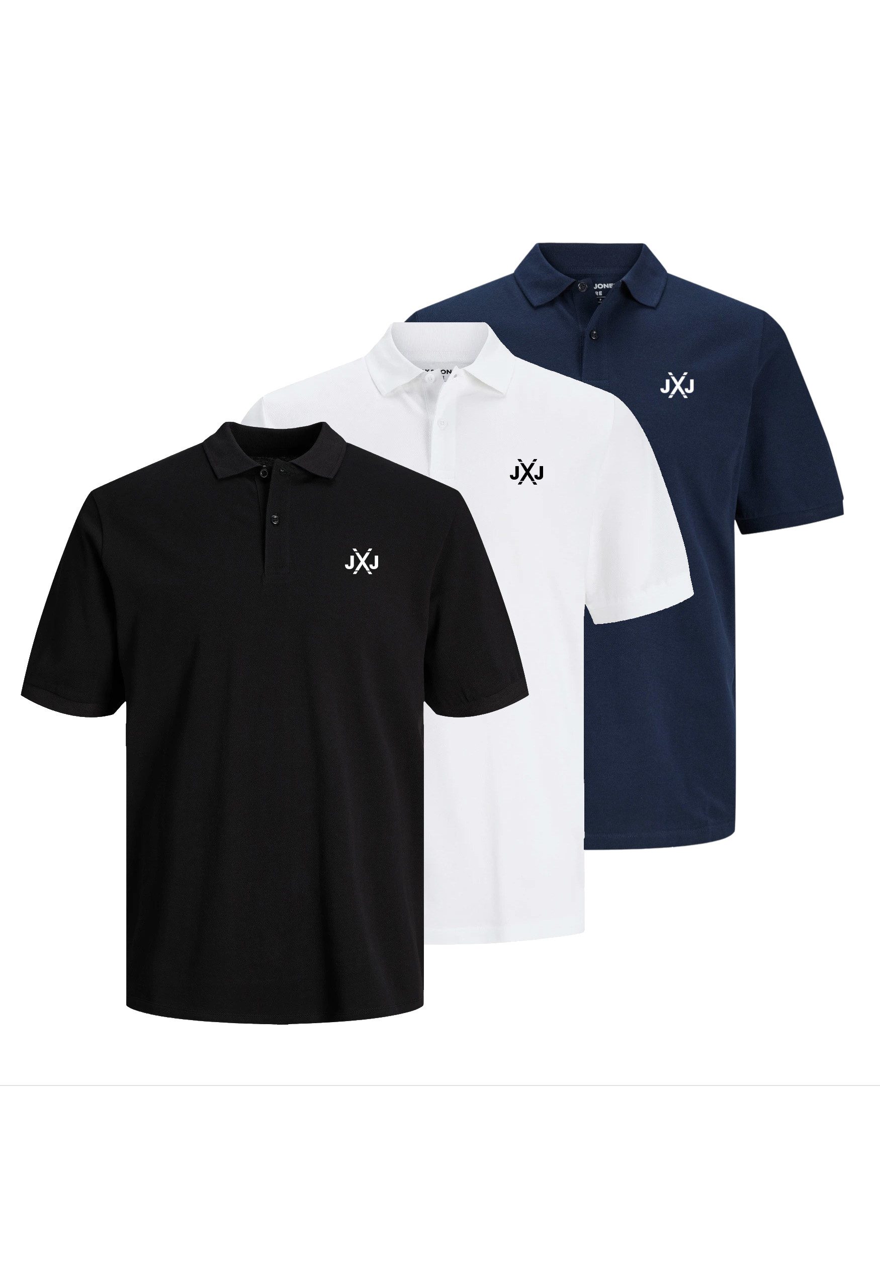 Jack & Jones Poloshirt RISE INFINITY POLO MULTIPACK Poloshirt Polohemd Kurz günstig online kaufen