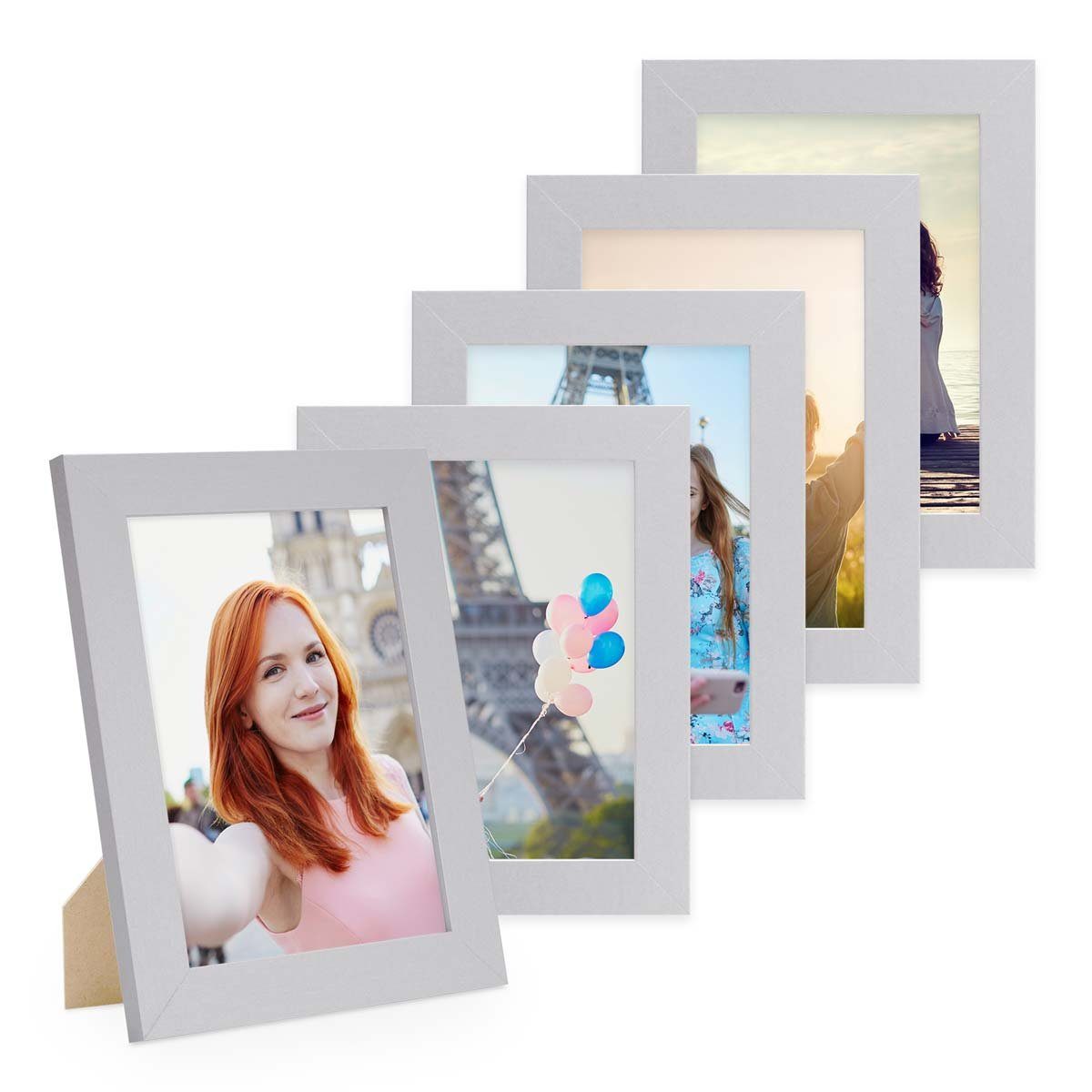 PHOTOLINI Bilderrahmen 5er Set breite Rahmen, günstig online kaufen