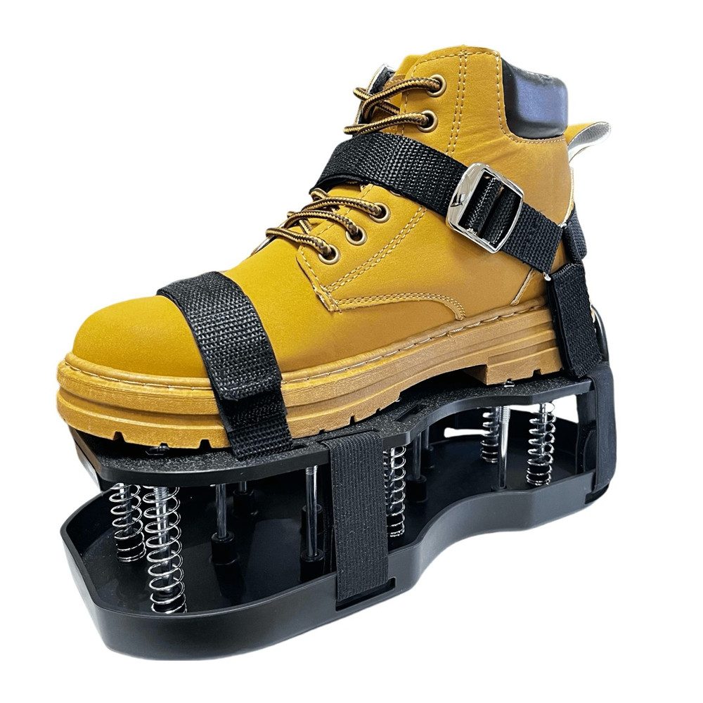 SIKAINI Vertikutierer Verstellbare Belüftungsschuhe mit Metallnägeln, (Universelle Passform Hochwertiges Material), Fördert einen gesunden Rasen Stabile Metallspikes