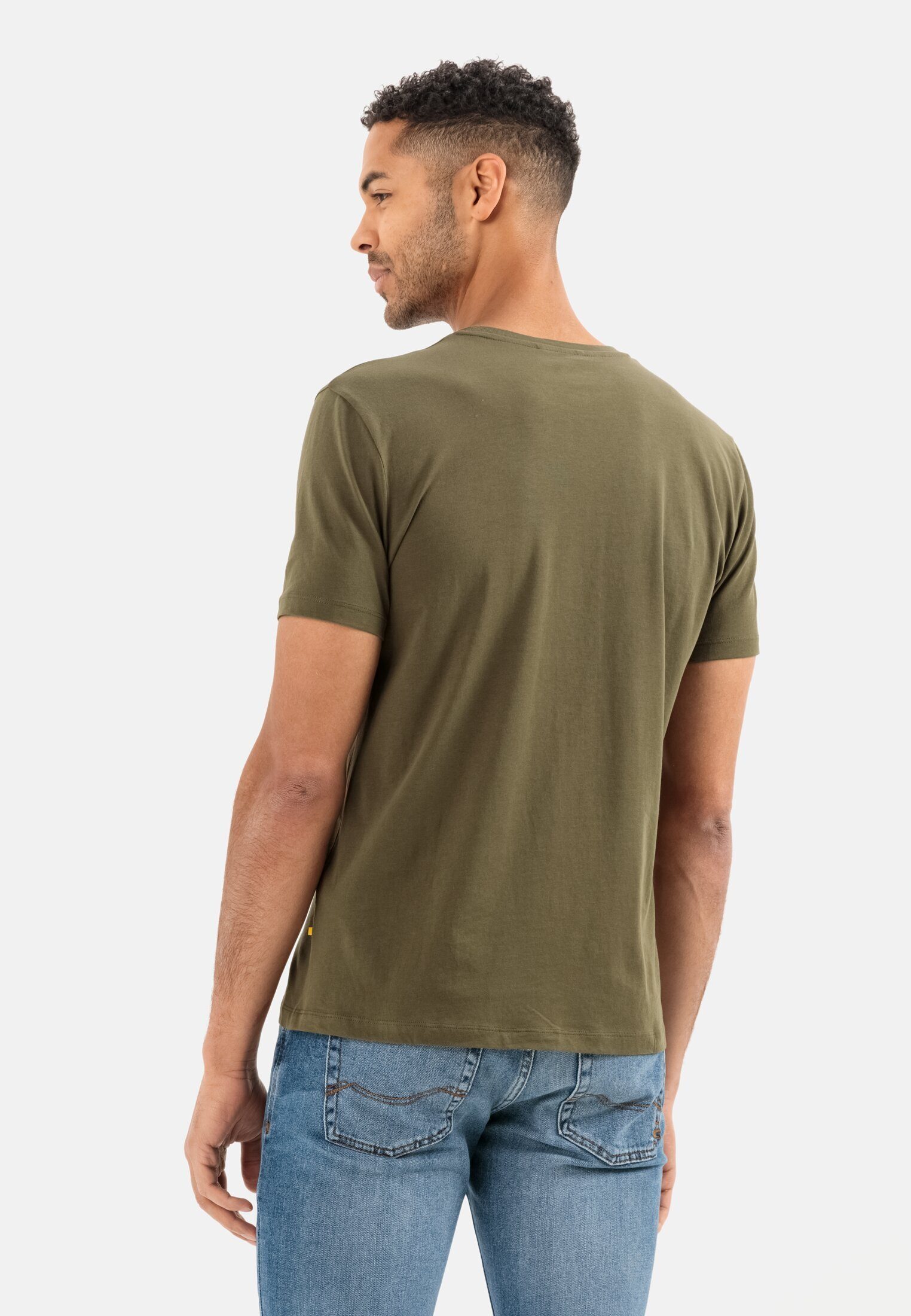 active Oliv Dunkel T-Shirt camel