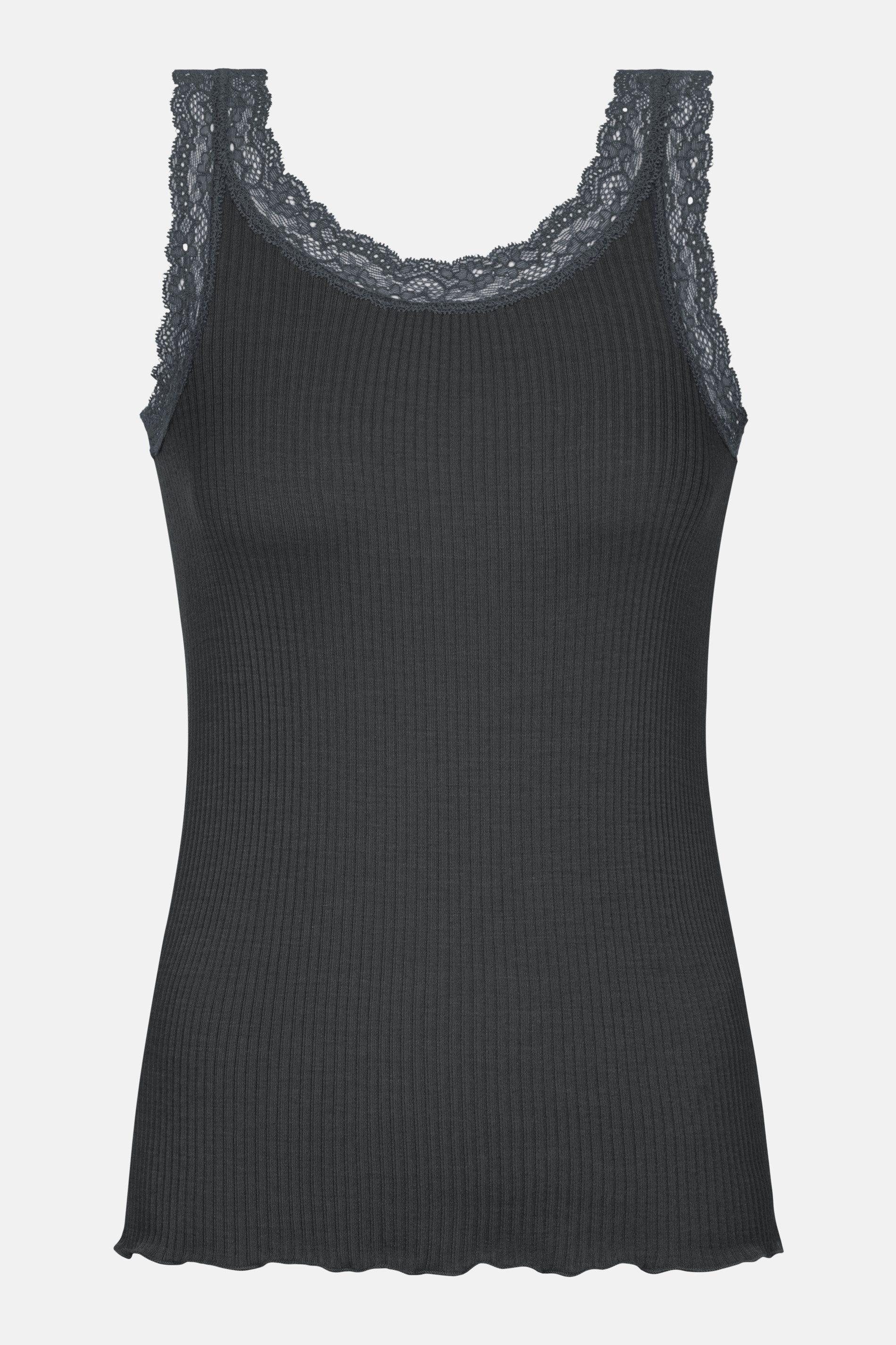 Mey Trägertop Serie Wool Expressive Uni (1-tlg) Top mit femininer Spitze, W günstig online kaufen