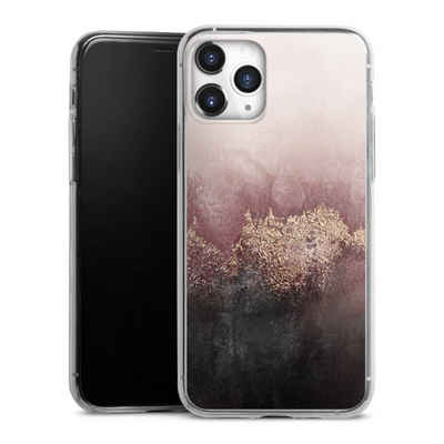 DeinDesign Handyhülle Glitzer Look Staub Elisabeth Fredriksson Pink Sky Dust Gold Print, Apple iPhone 11 Pro Slim Case Silikon Hülle Ultra Dünn Schutzhülle