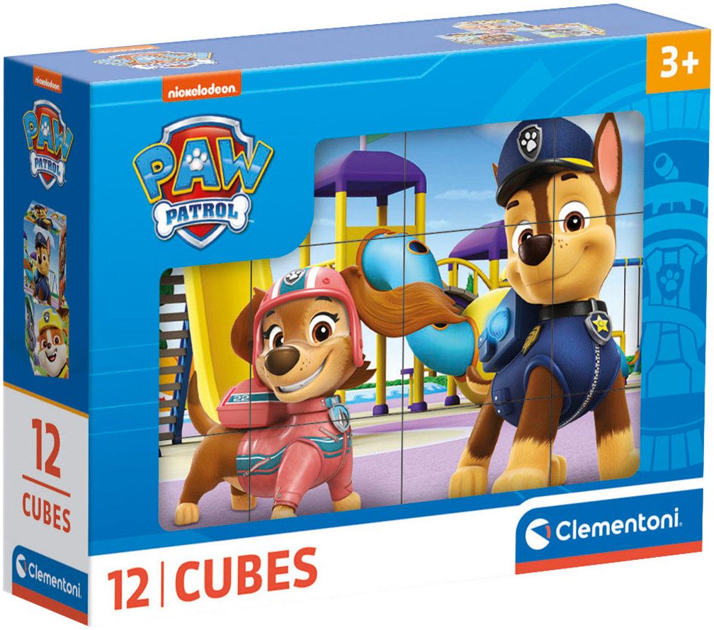 Clementoni® Würfelpuzzle Paw Patrol, 12 Puzzleteile, Made in Europe günstig online kaufen