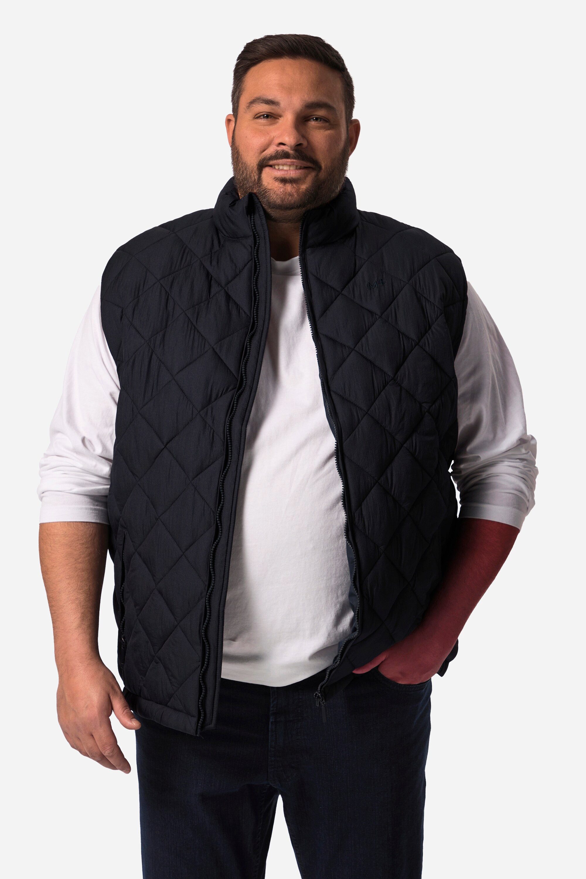 Steppweste Men+ Steppweste Stehkragen bis 8 XL