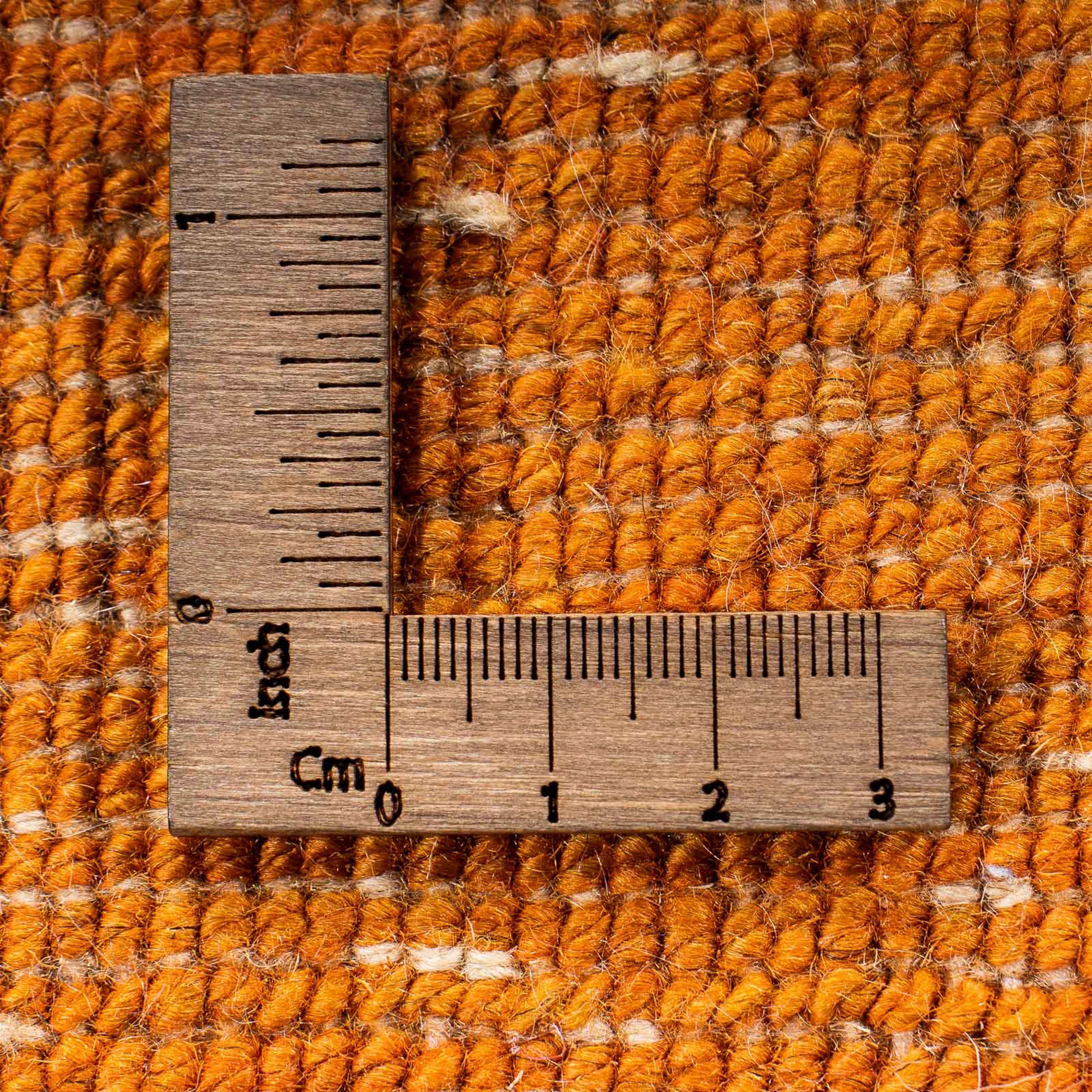 Höhe: - morgenland, orange, mm, Loribaft rechteckig, 60 12 Perser Gabbeh Einzelstück - x - 40 cm mit Wohnzimmer, Handgeknüpft, Wollteppich Zertifikat