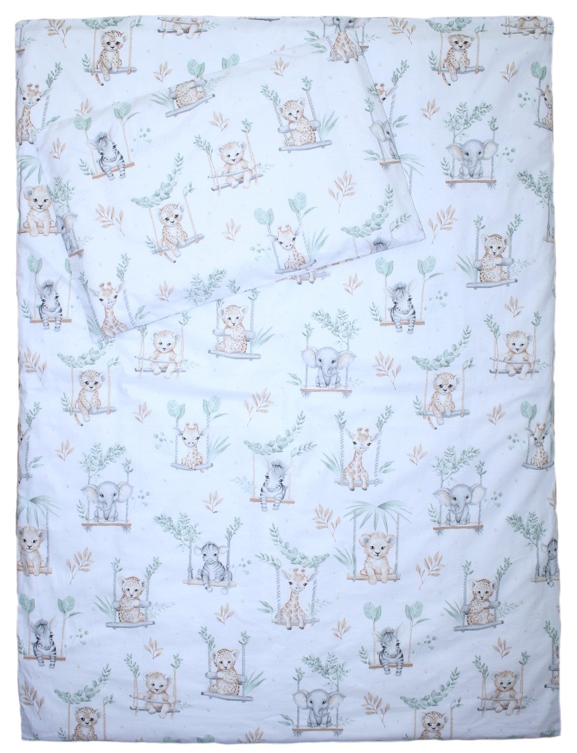 Babybettwäsche 2 teilige Baby Kinder Bettwäsche 100% Baumwolle 100x135 cm