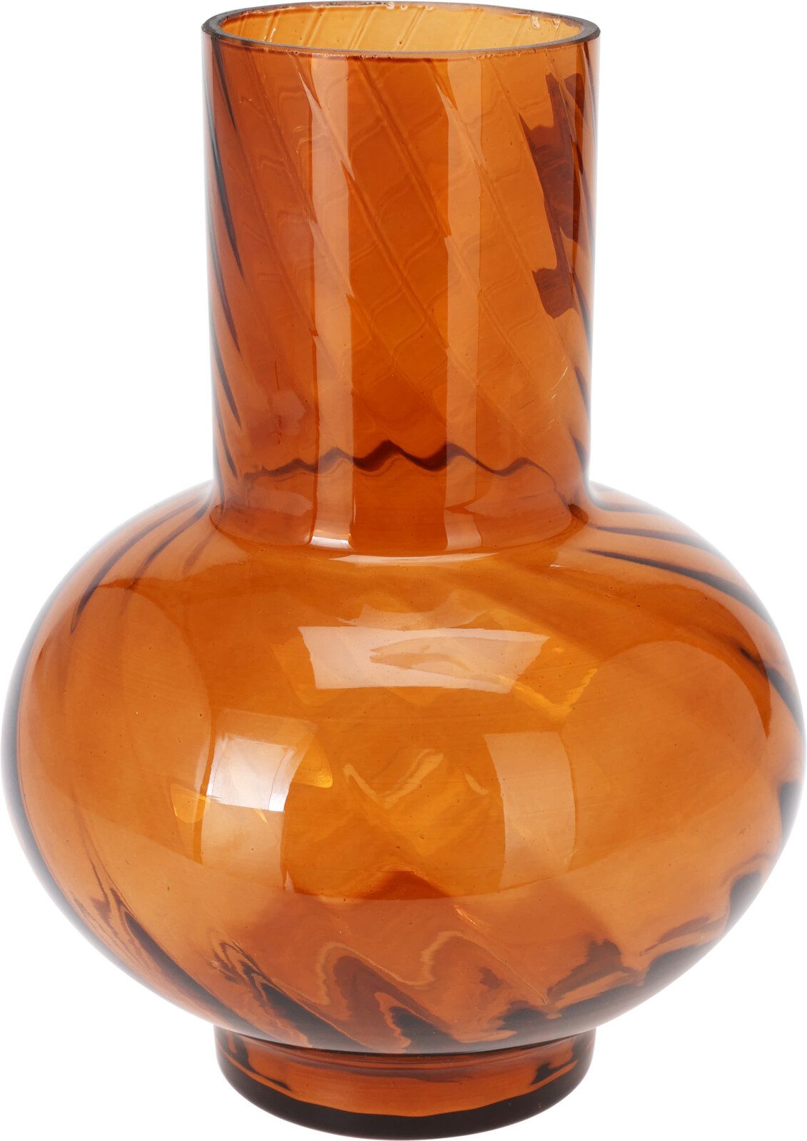2474U Tischvase Glas-Vase "Helene" mit einem schönen, runden unteren Bereich