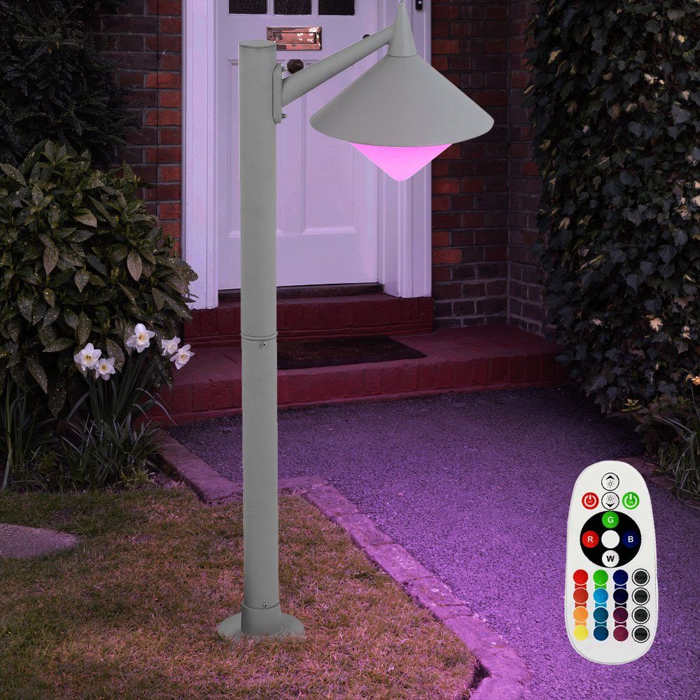etc-shop LED Außen-Stehlampe, Leuchtmittel inklusive, Warmweiß, Wegeleuchten Außen Modern Standleuchte Außen | Standleuchten