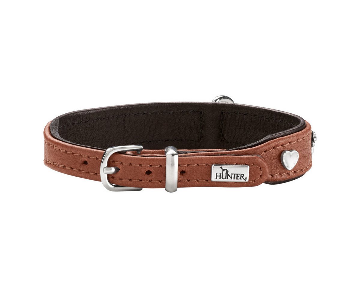Thumbnail - Hunter Tierbedarf Hunde-Halsband Halsband München Mini cognac/schwarz