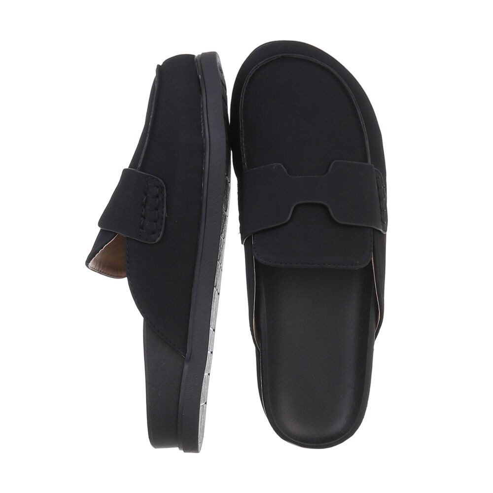 Ital-Design Damen Mules Freizeit Pantolette (86192640) Flach Pantoletten in günstig online kaufen