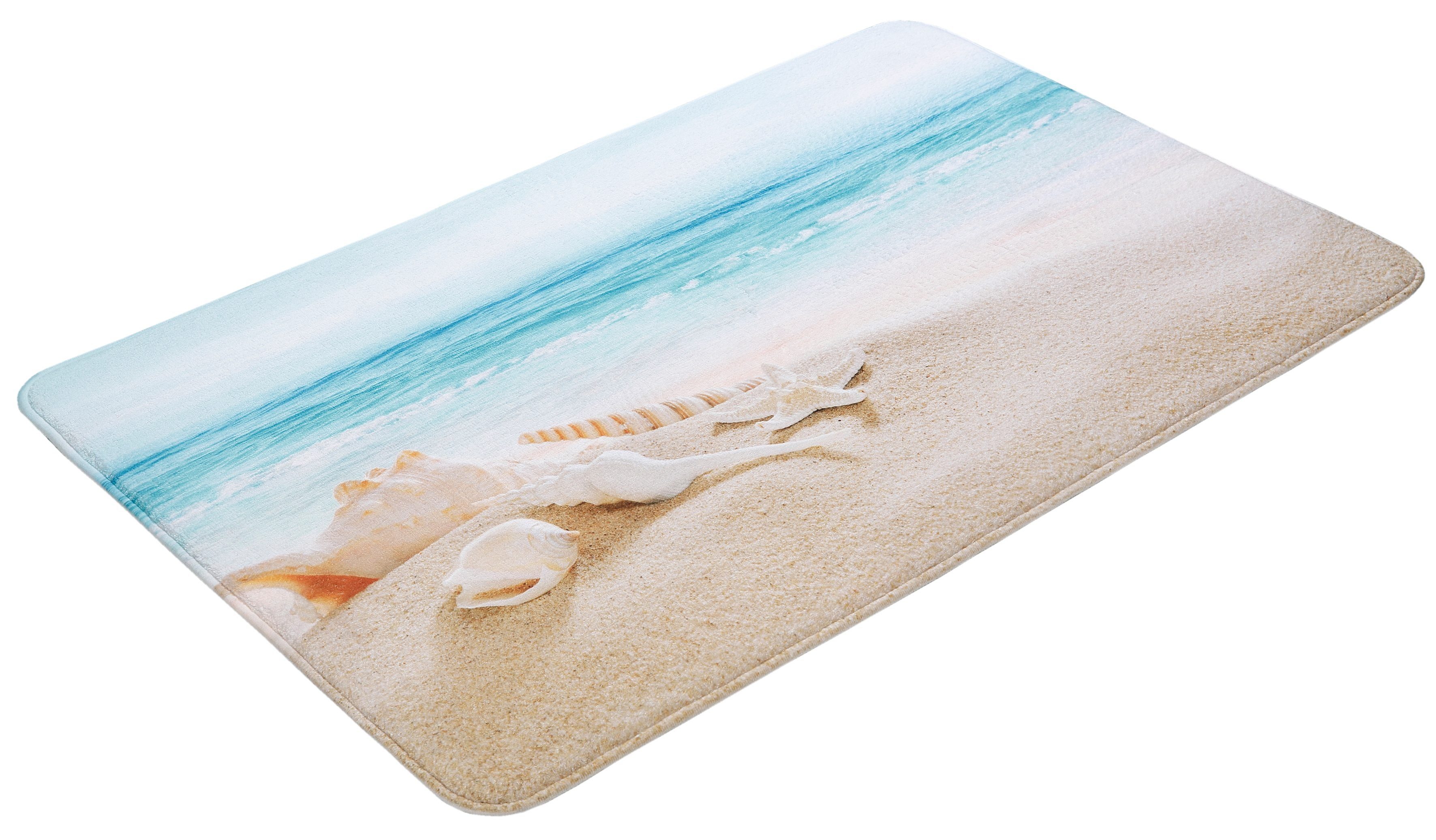 my home Badematte Strand, Höhe 14 mm, Memory Schaum, fußbodenheizungsgeeign günstig online kaufen