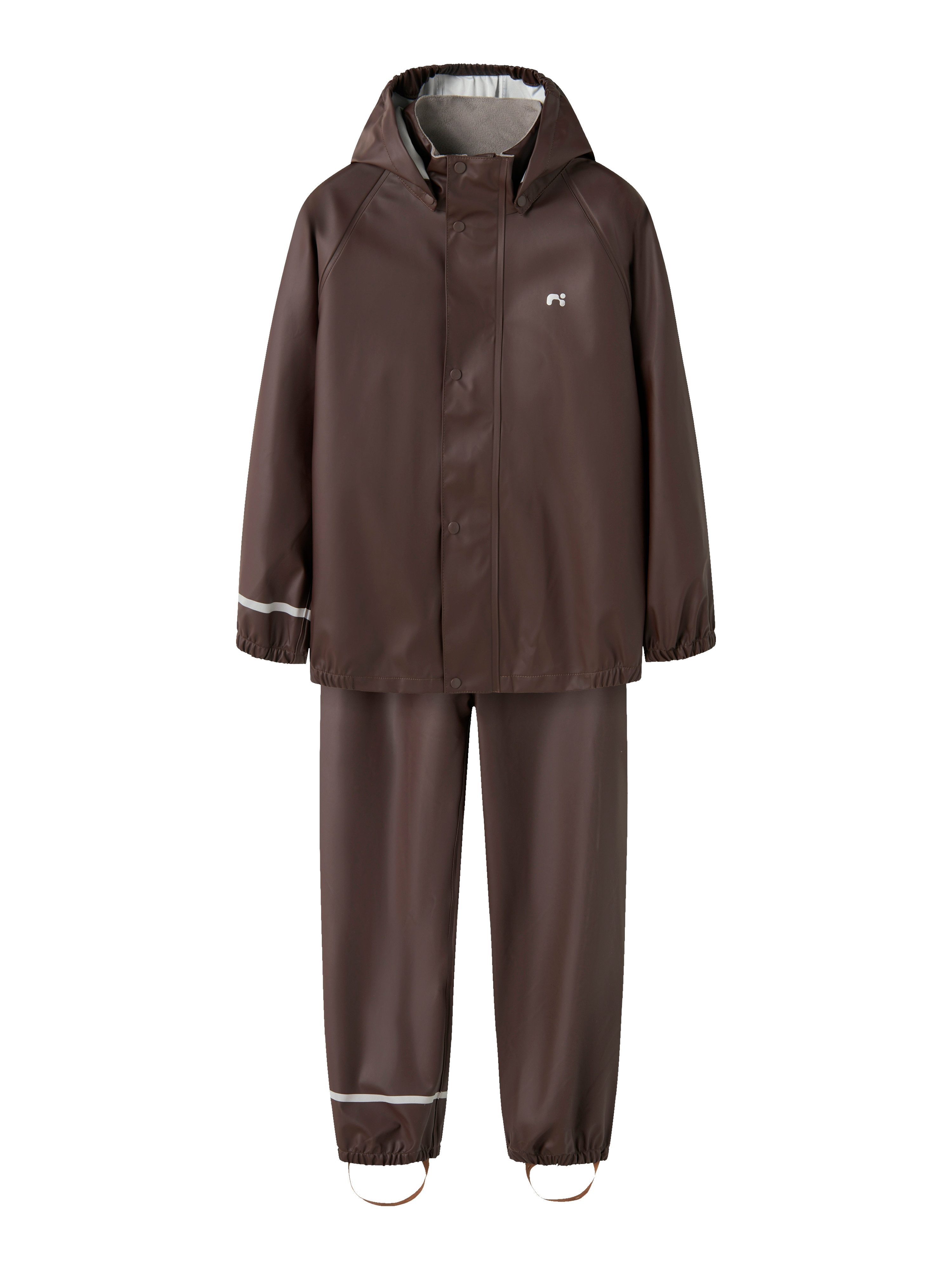Name It Regenmantel NKNDRY10 Regenjacke und Hose im Set (Set, 2-tlg) Keine Latzhose! Unifarben, casual, regular fit, Kunstfaser, Web