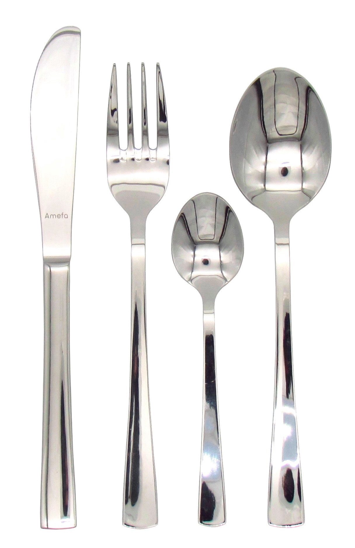 steinwohn Besteck-Set Gastro 200-teilig – 18/10 Edelstahl 2,5 mm Extra Stark, Hochglanz, 50 Personen, Gastronomie-Qualität inkl. Besteckkasten – Bild 5 von 5