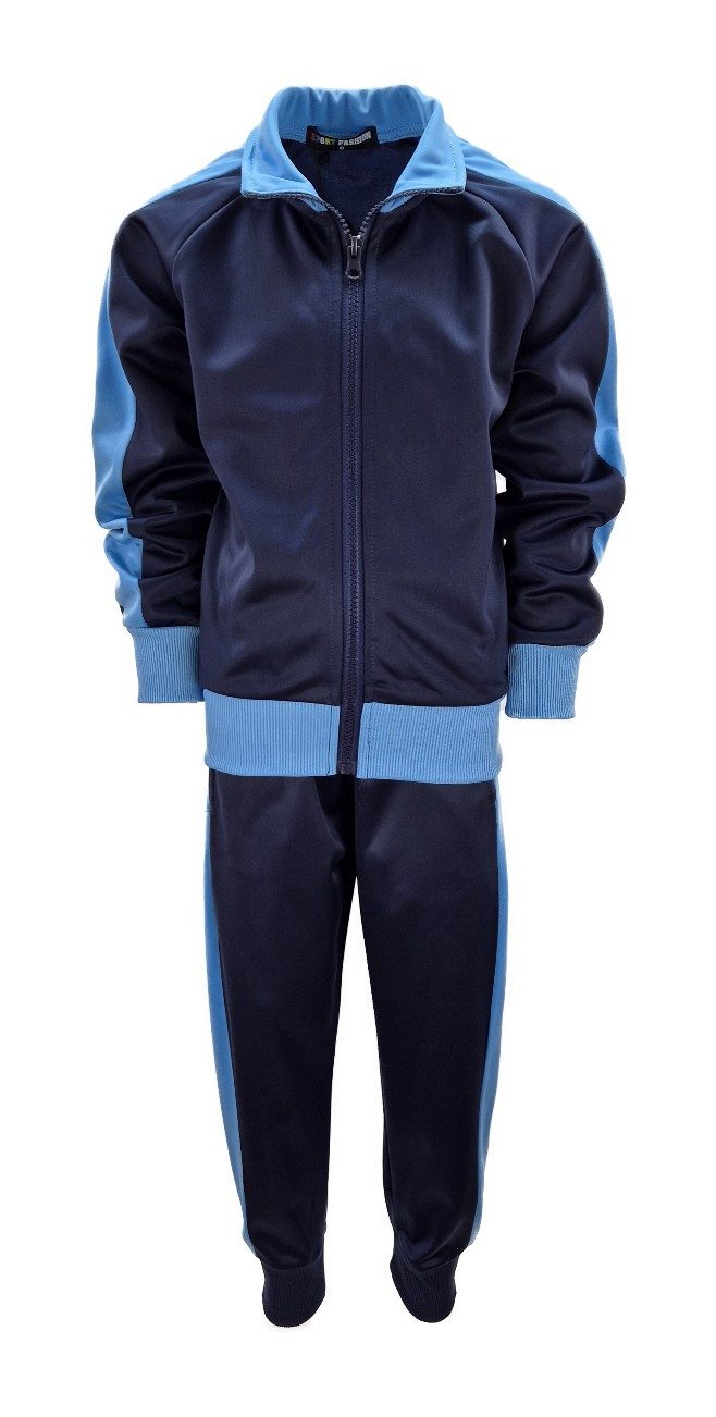 Hessis Trainingsanzug Jogginganzug in vielen Farben, Freizeitanzug, JF202 (Set, 2-tlg., Jacke mit Jogginghose), für Kinder