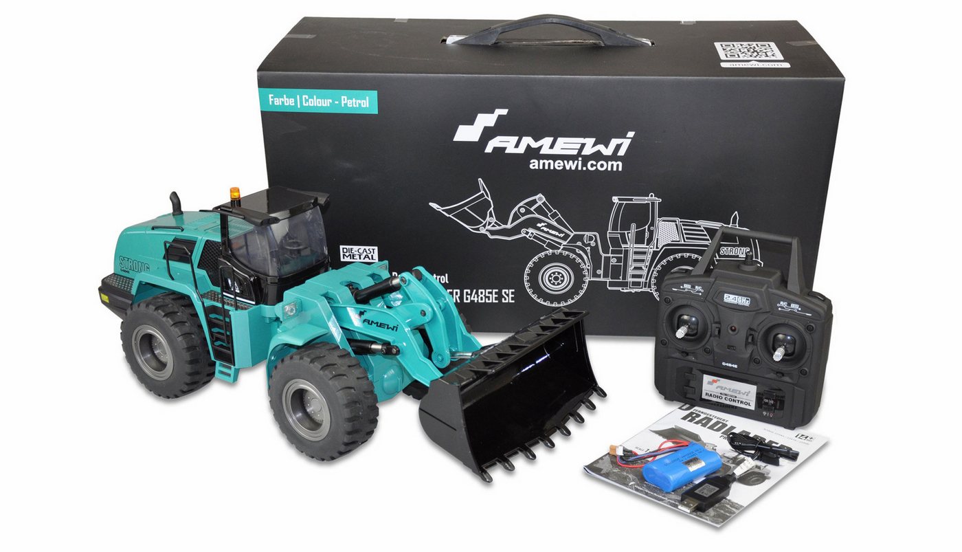 Thumbnail - Amewi RC-Bagger Amewi RC Radlader G485E SE Petrol 1:14, Teilmetall RTR