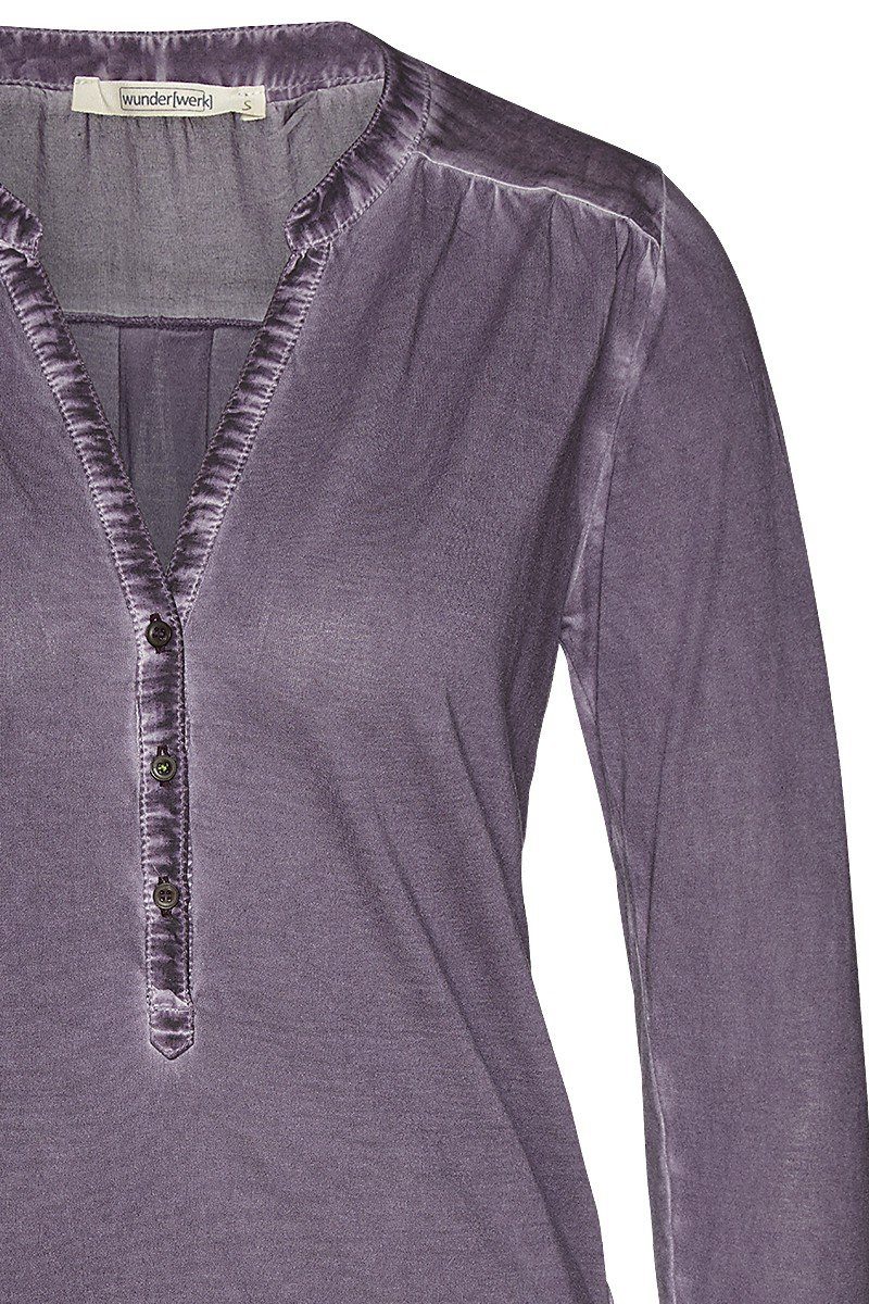 wunderwerk Kurzarmbluse Henley blouse 3/4 m.t. günstig online kaufen