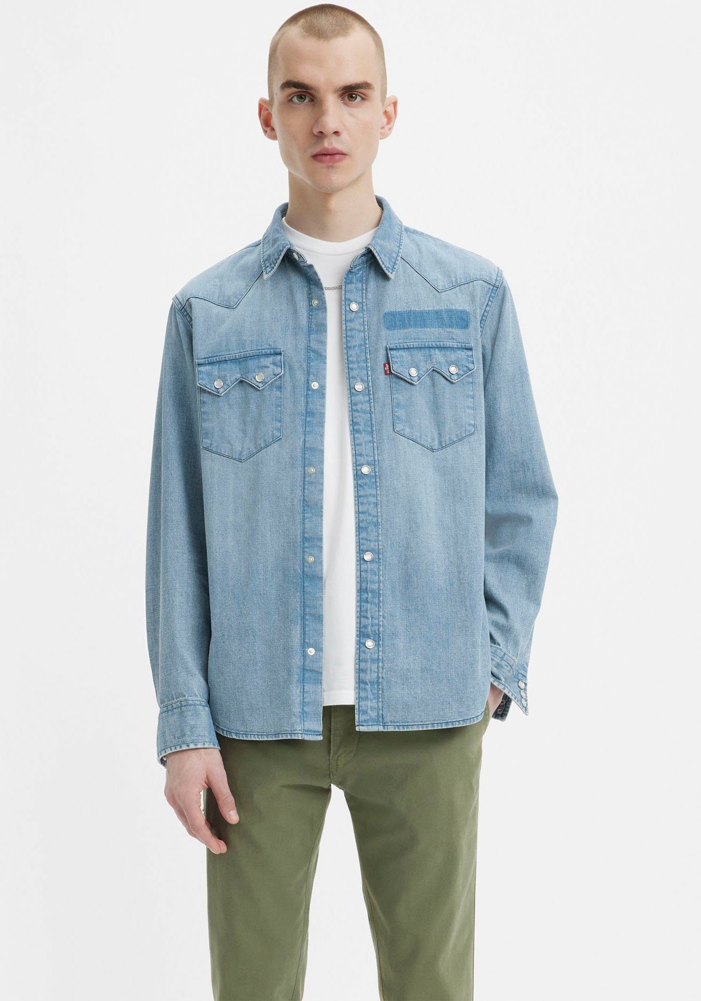 Levi's® Jeanshemd SAWTOOTH RLX FIT WESTERN günstig online kaufen