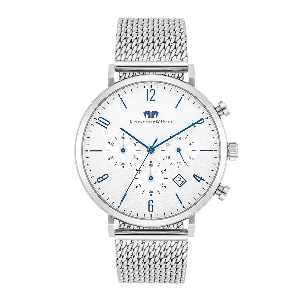 Rhodenwald & Söhne Chronograph Arakon silber Arakon, mit Edelstahl-Armband günstig online kaufen