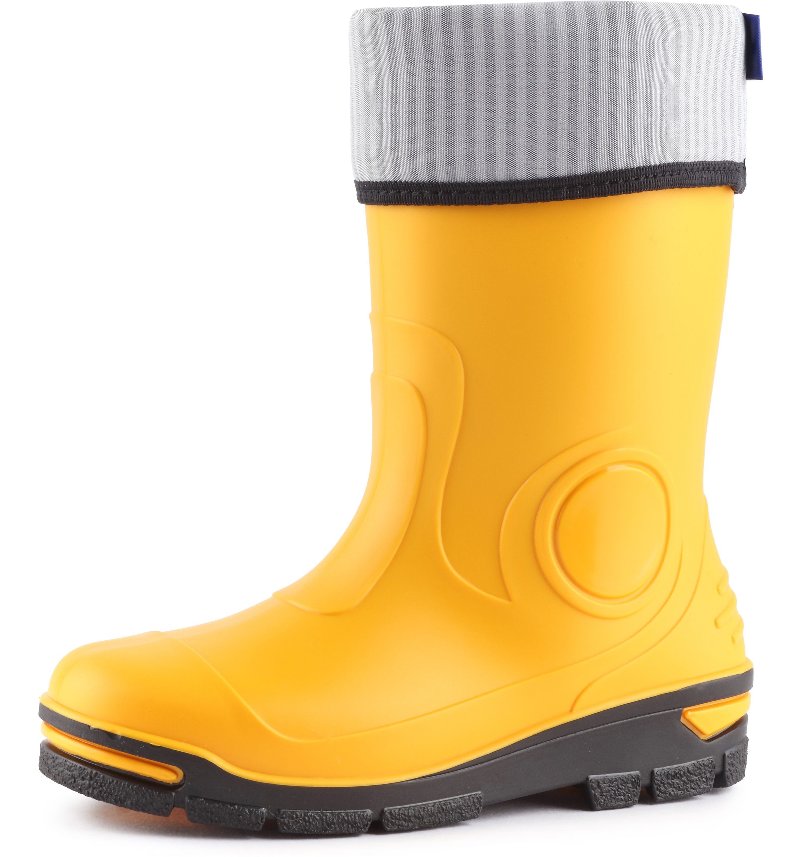 Kinder Mädchen Jungen Gummistiefel Regenschuhe mit Warme Socke LARB013 Gummistiefel