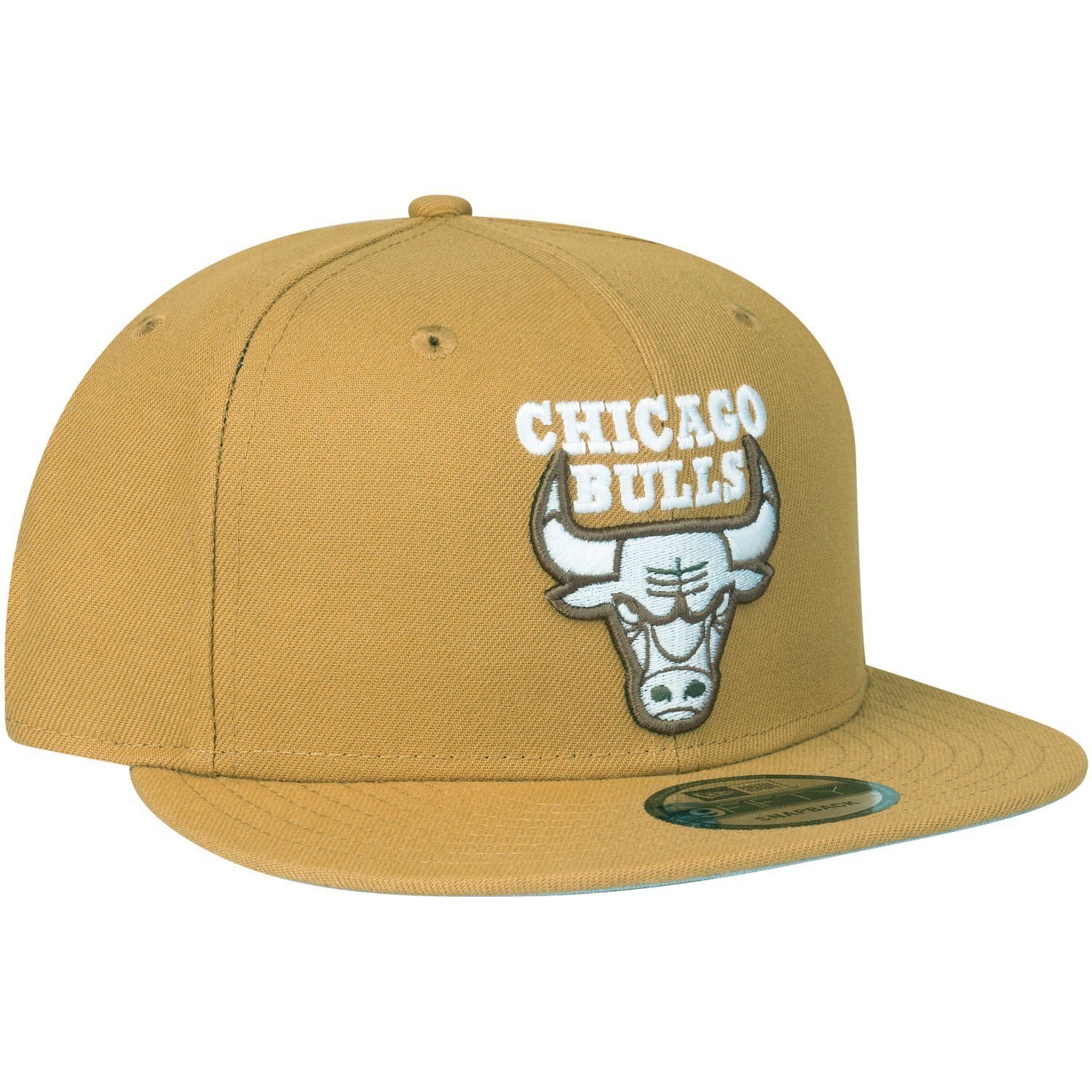 New Era Bulls Cap panama II Tan Panama Chicago 9Fifty Snapback