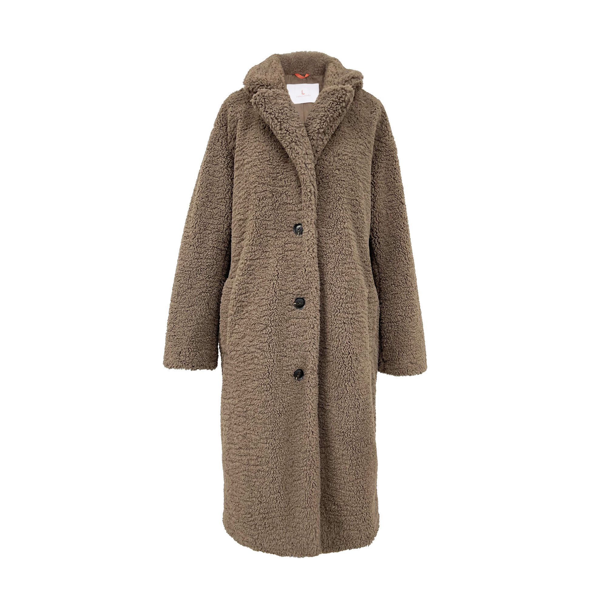 Lara Laurén Plüschjacke warmer Wintermantel mit günstig online kaufen