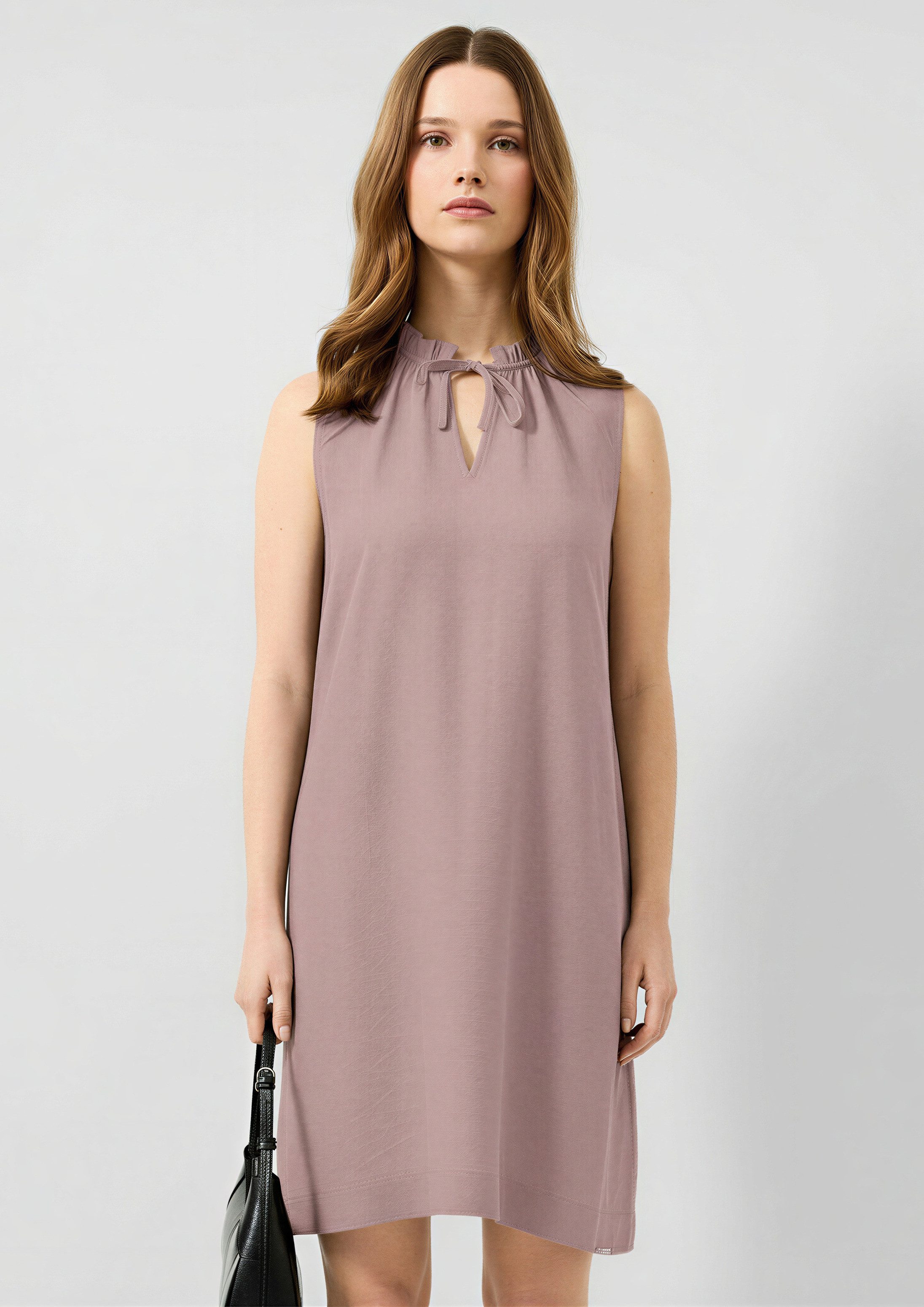 QS Minikleid Kleid Kleid aus Viskosemix