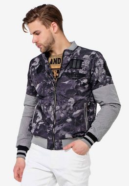 Cipo & Baxx Collegejacke in coolem Military-Style