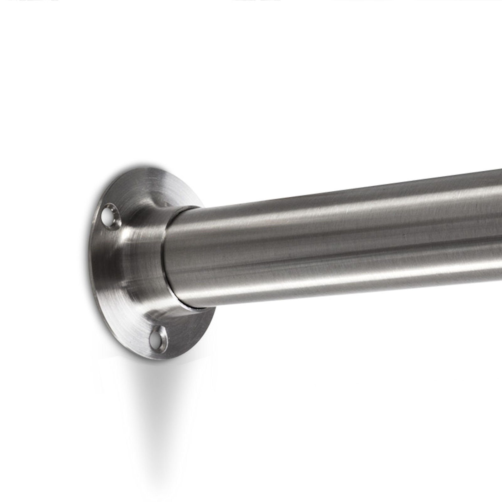 SO-TECH® Garderobenstange Schrankstange Ø 25 mm rund Edelstahl gebürstet, S günstig online kaufen