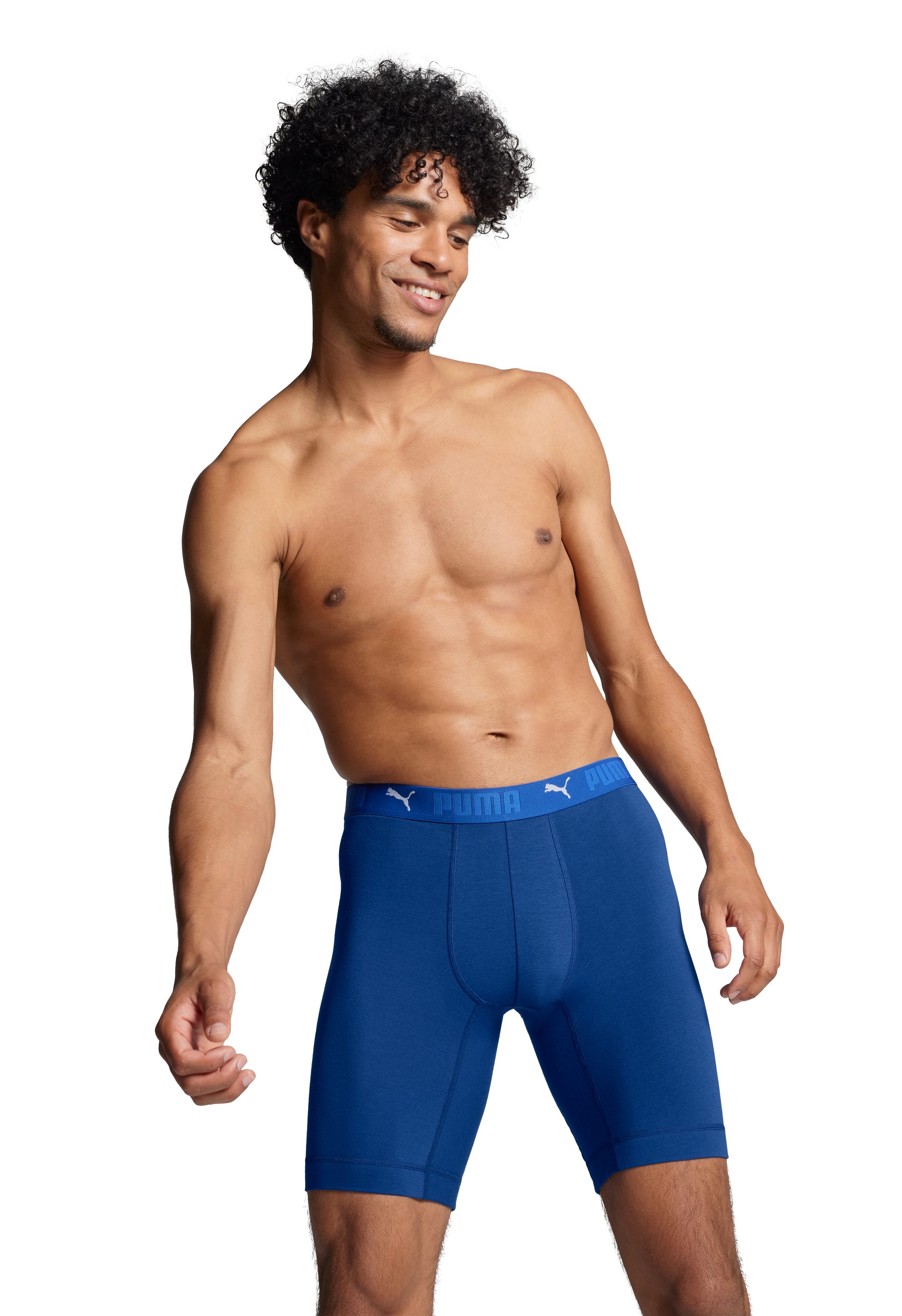 PUMA Boxershorts PUMA MEN SPORT COTTON LONG BOXERS 2P (Packung, 2er Pack) m günstig online kaufen