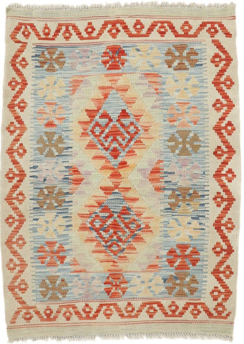Orientteppich Kelim Afghan 84x115 Handgewebter Orientteppich, Nain Trading, rechteckig, Höhe: 3 mm