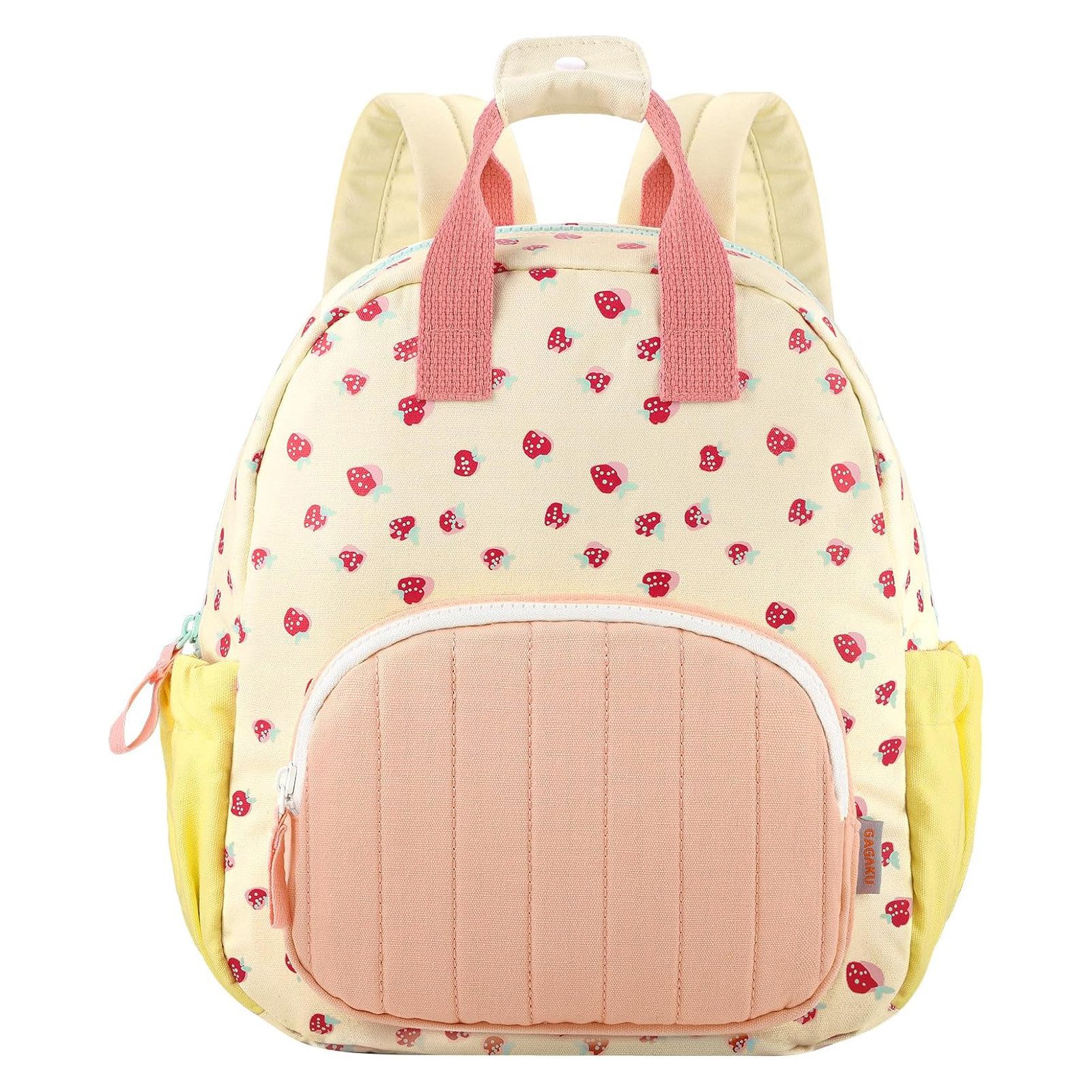 HAUSS SPOLE Kinderrucksack Kinderrucksack kindergartenrucksack Mini Tagesrucksack Reisetasche (Ultraleicht 30cm 2-5 Jahre Mini Backpack mit Rosa Erdbeere, Kinder-Backpack, Kinderfreizeitrucksack, Mini, Tagesrucksack, 28x23x9 cm), Klein Kinder für Schule Kindergarten Picknicks Reisen Geschenke