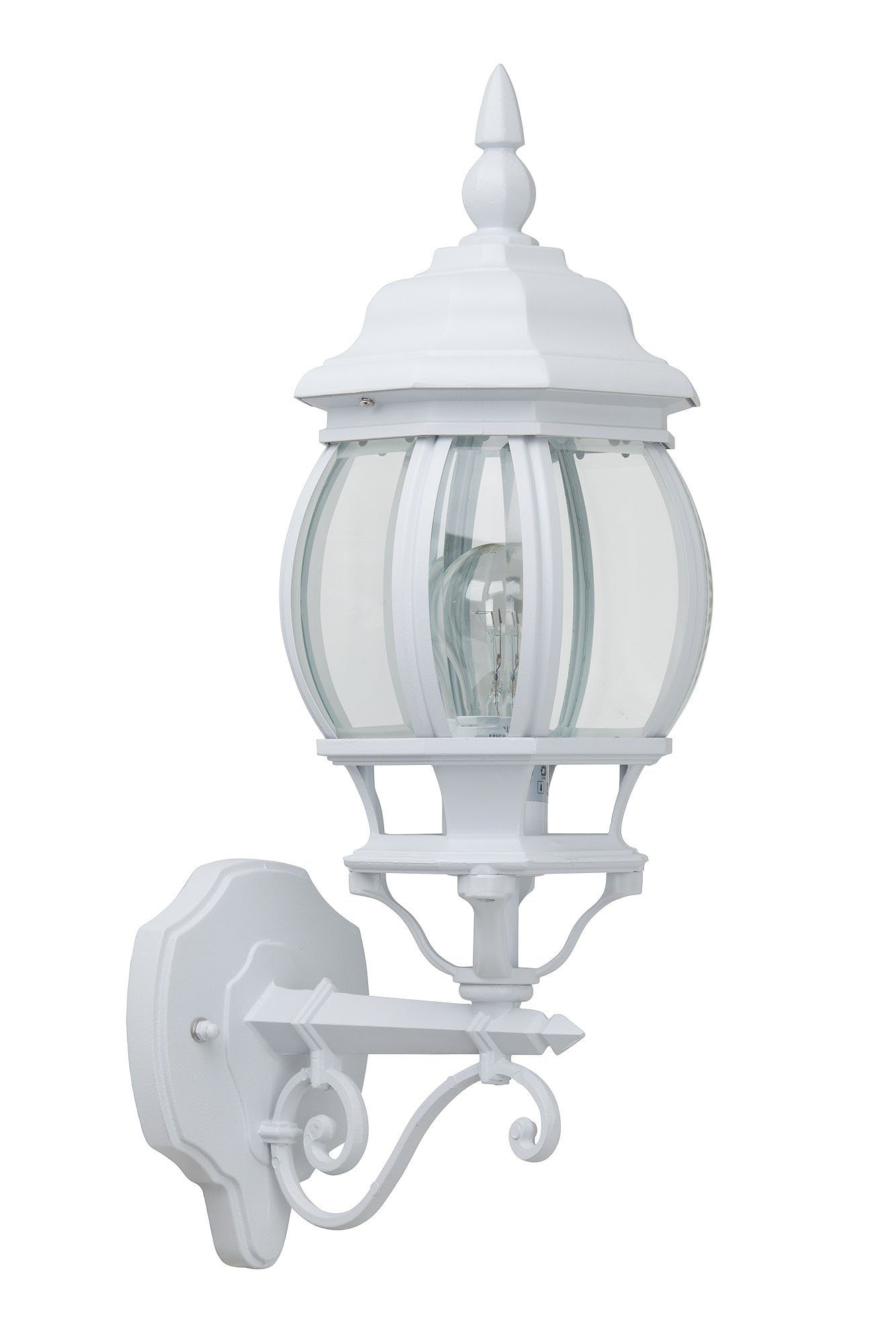 Brilliant Außen-Wandleuchte Istria, ohne Leuchtmittel, Außenwandlampe stehend