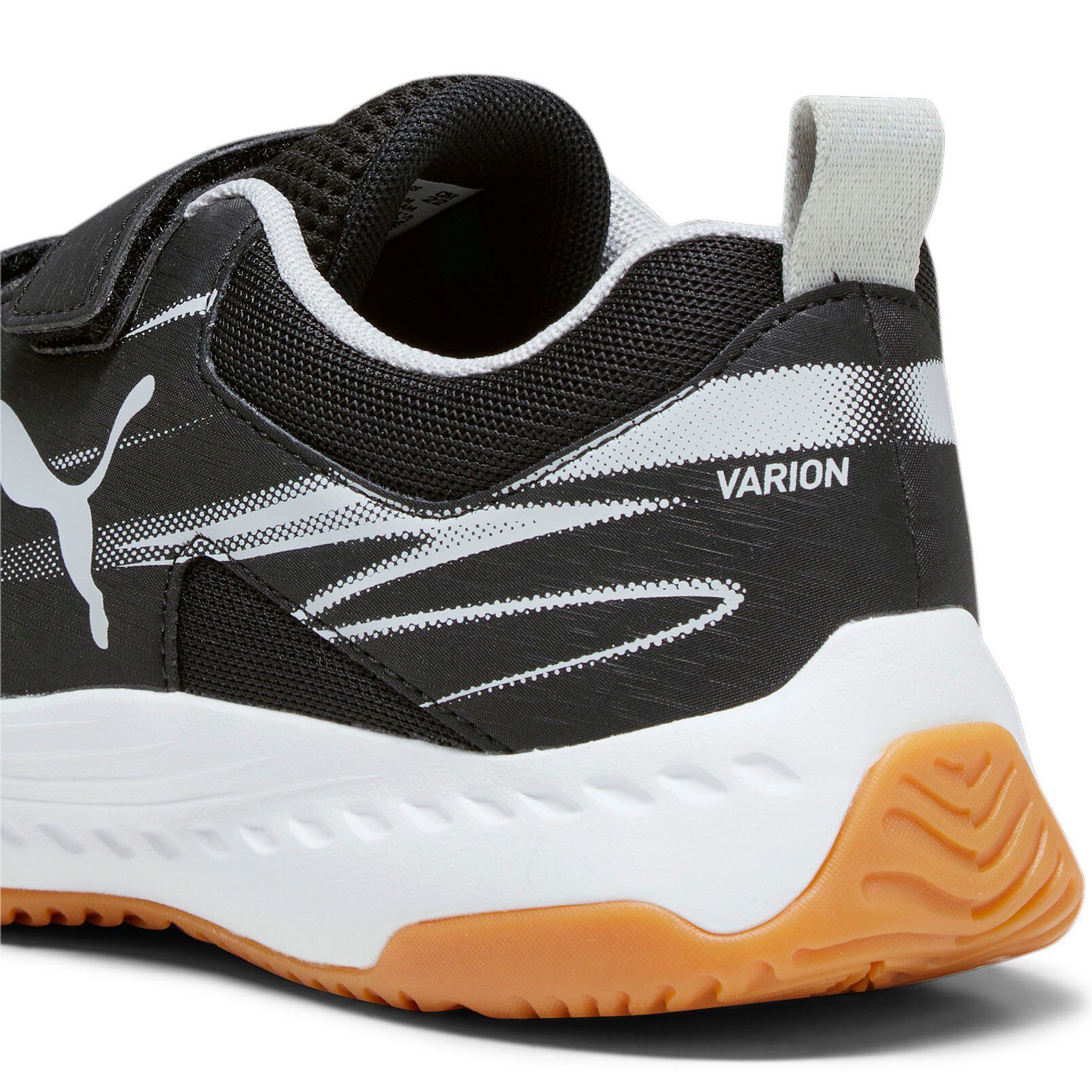 PUMA VARION Black-Cool Blaze-Gum Gray-Yellow V Sneaker JR Light PUMA II