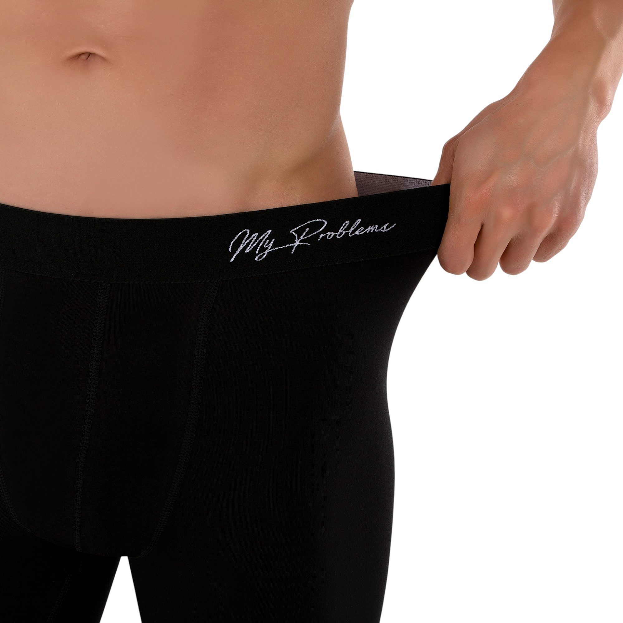 Myproblems Boxershorts Langes Bein 6er Pack Baumwolle Boxershorts Unterwäsche Herren S-4XL