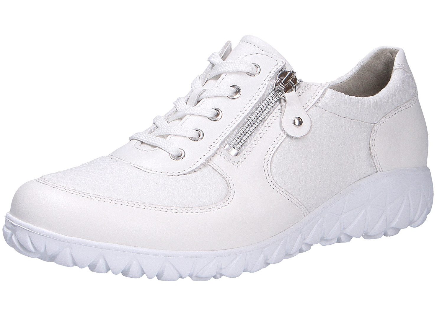 Waldläufer Damen Schnürschuh weiß Größe Schnürschuh