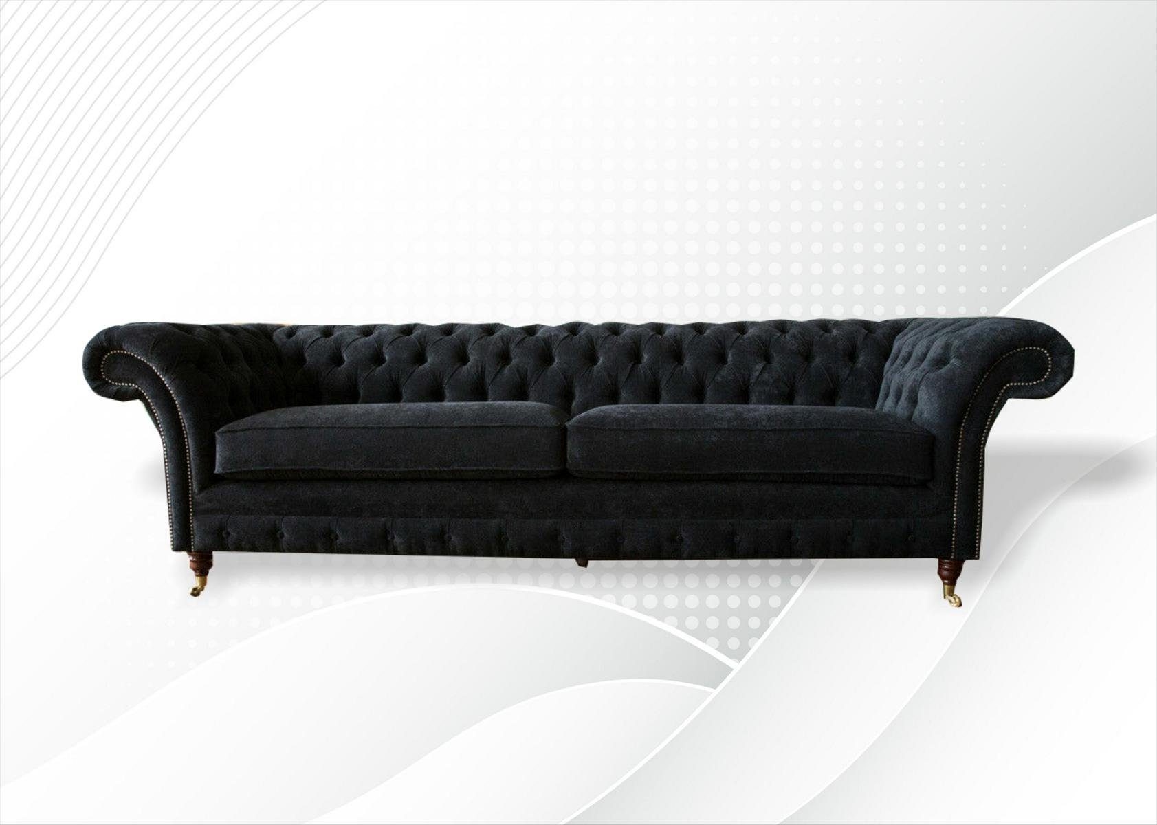 Chesterfield Design 4 cm Couch 265 JVmoebel Sofa Sofa Chesterfield-Sofa, Sitzer