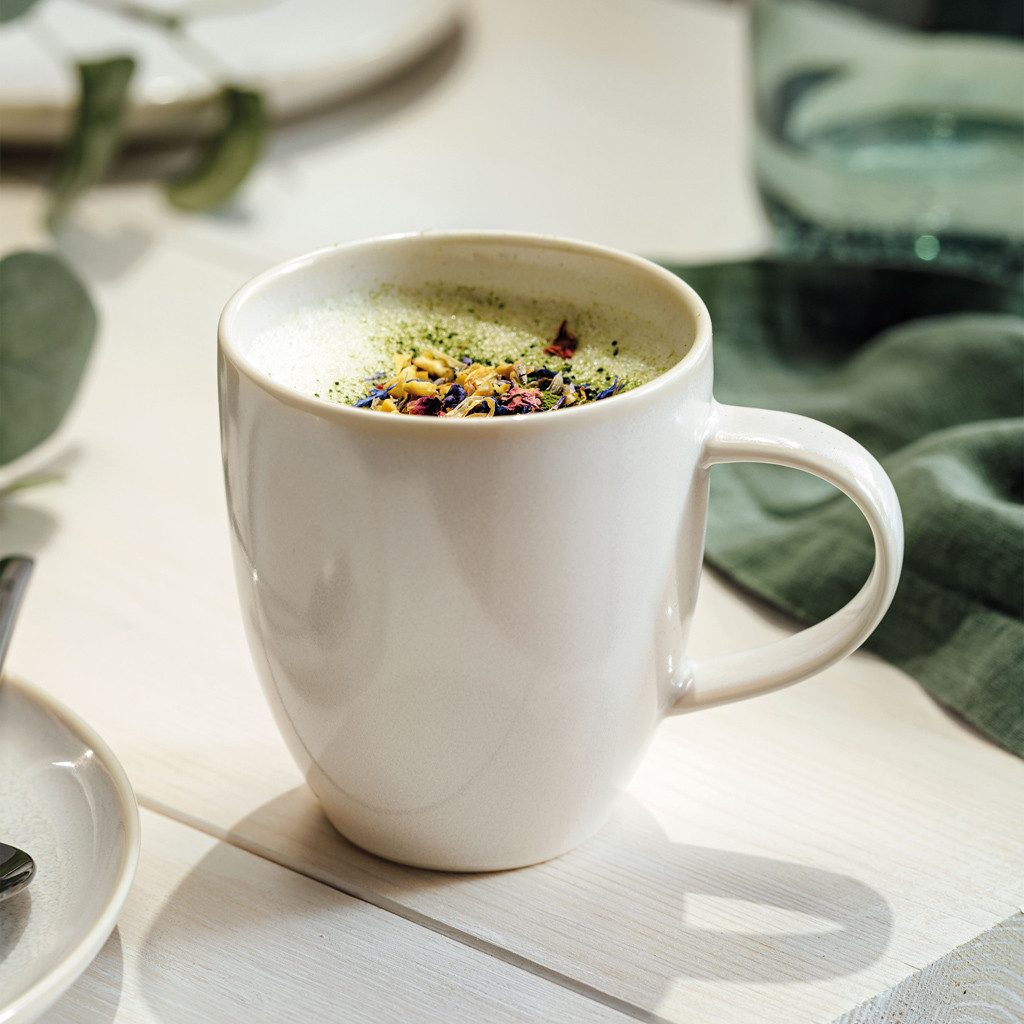 like. by Villeroy & Boch Tasse Crafted Henkelbecher, 1-tlg., Porzellan, Premium Porcelain, 1 Stck, mikrow.- & spülm.sicher