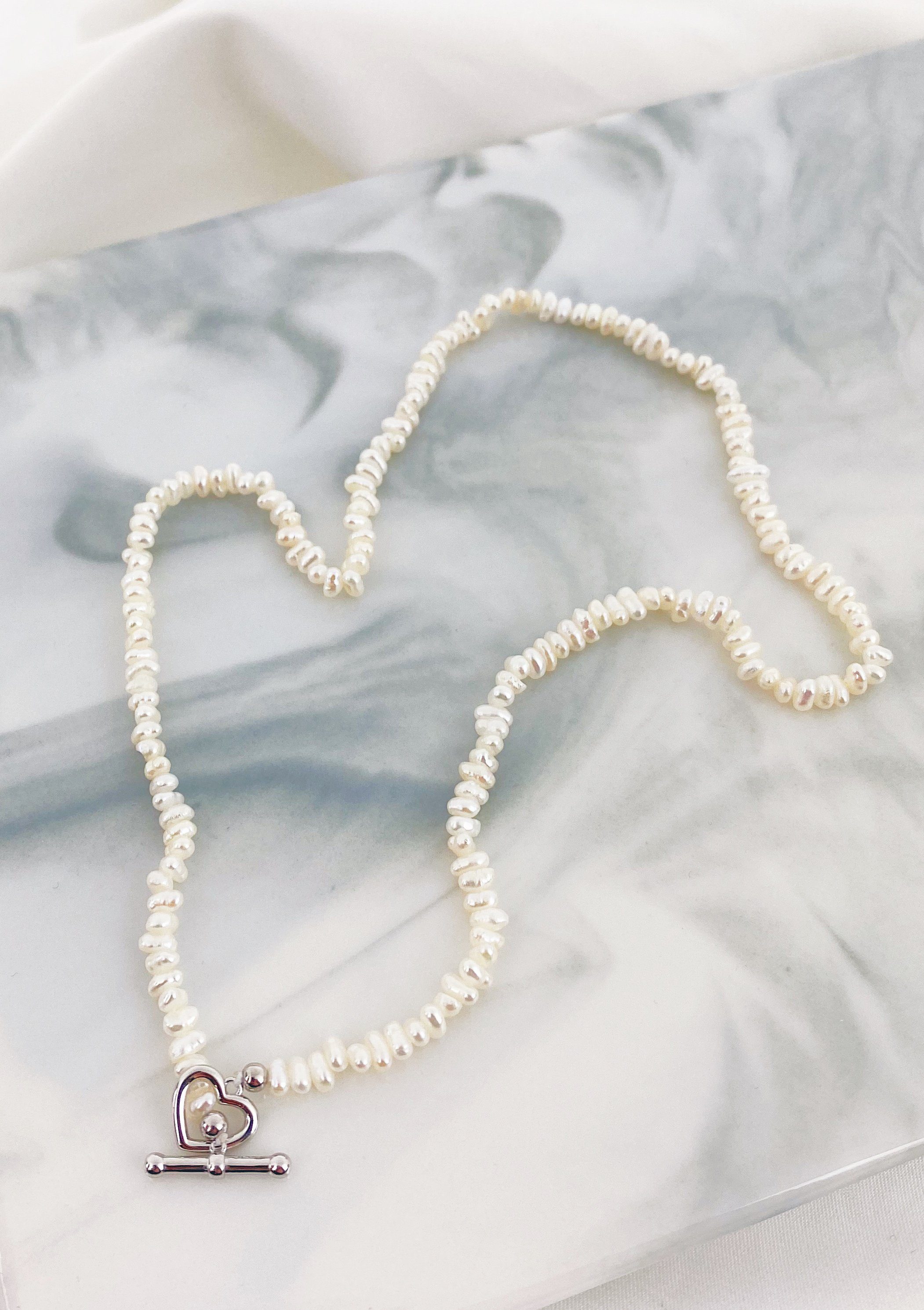 Schmuck Ketten Perlenketten S\u00fc\u00dfwasser Perlen Halskette gestempelt neu 