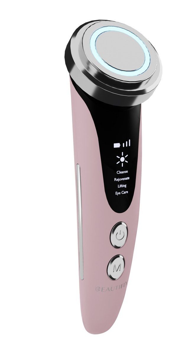 Beautifly Elektrische Hautpflegebürste BEAUTIFLY B-Glossy Blush nadellose Mesotherapie